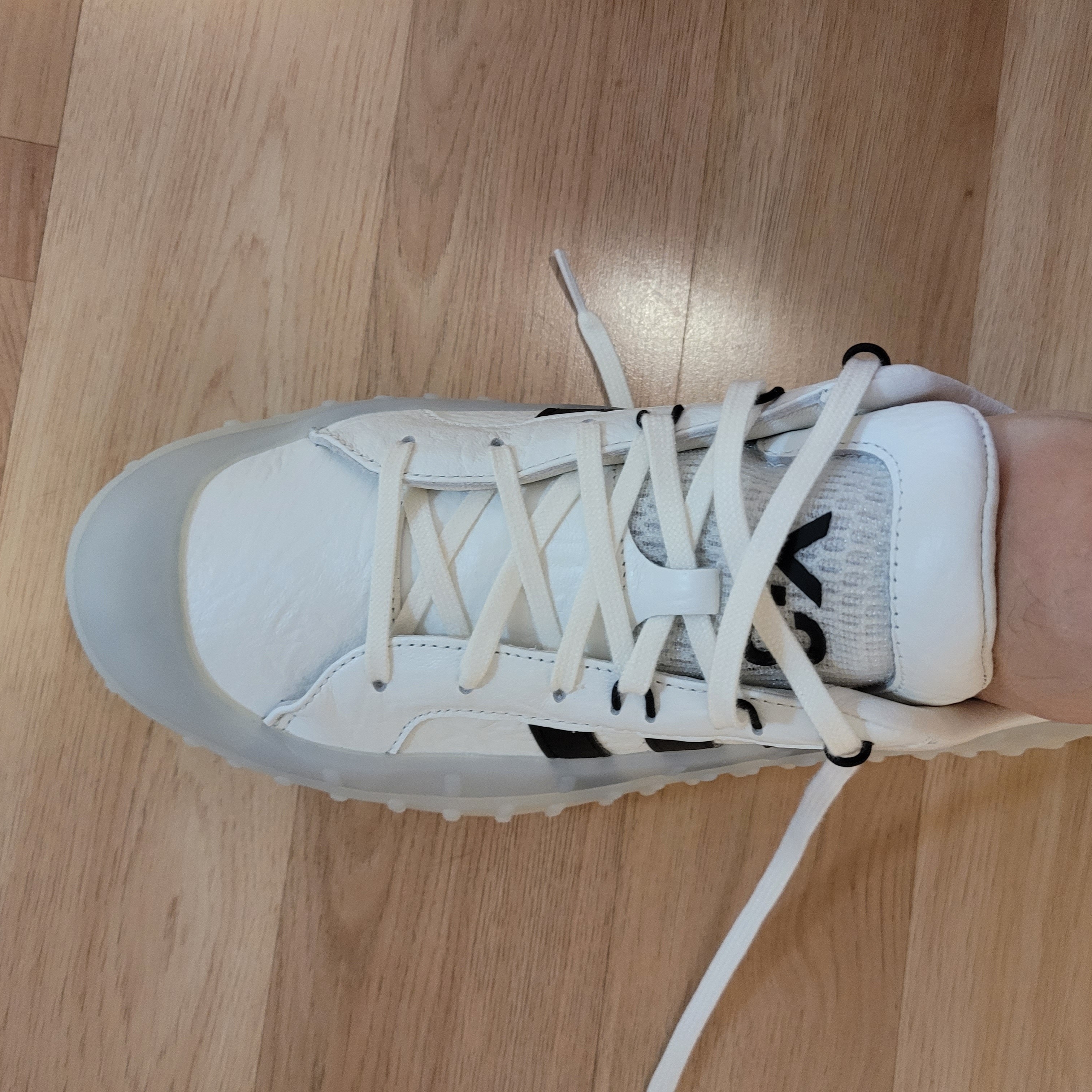 Y-3 GR.1P White Black 착용 스타일 - 2