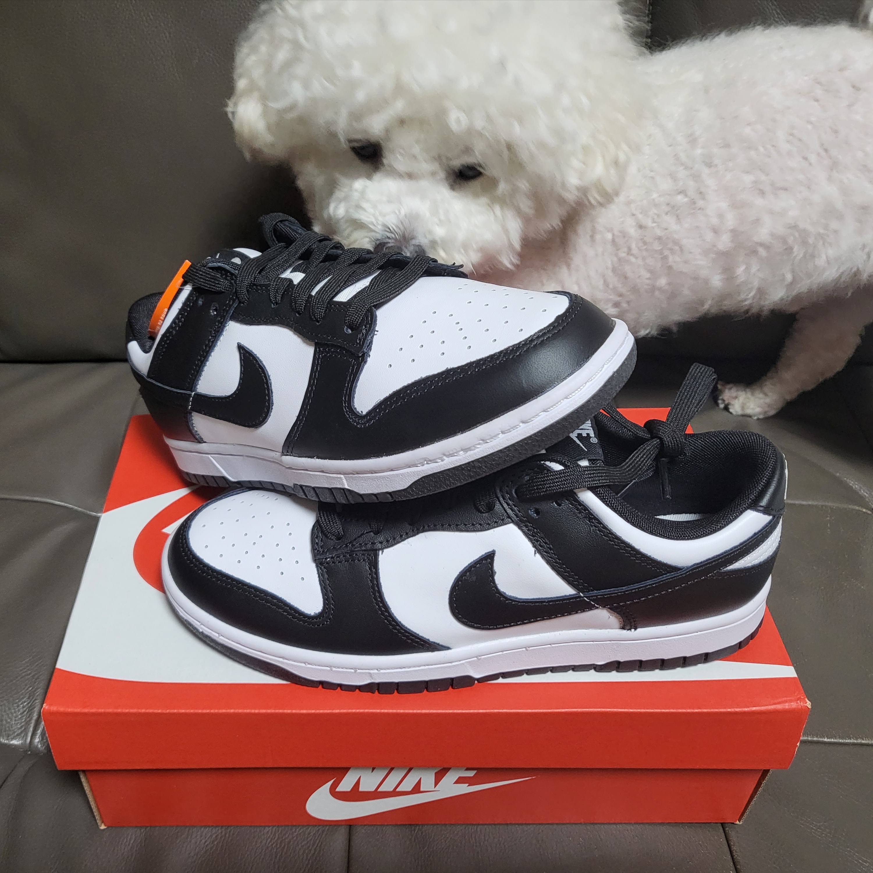 Nike Dunk Low Retro Black 착용 스타일 - 2