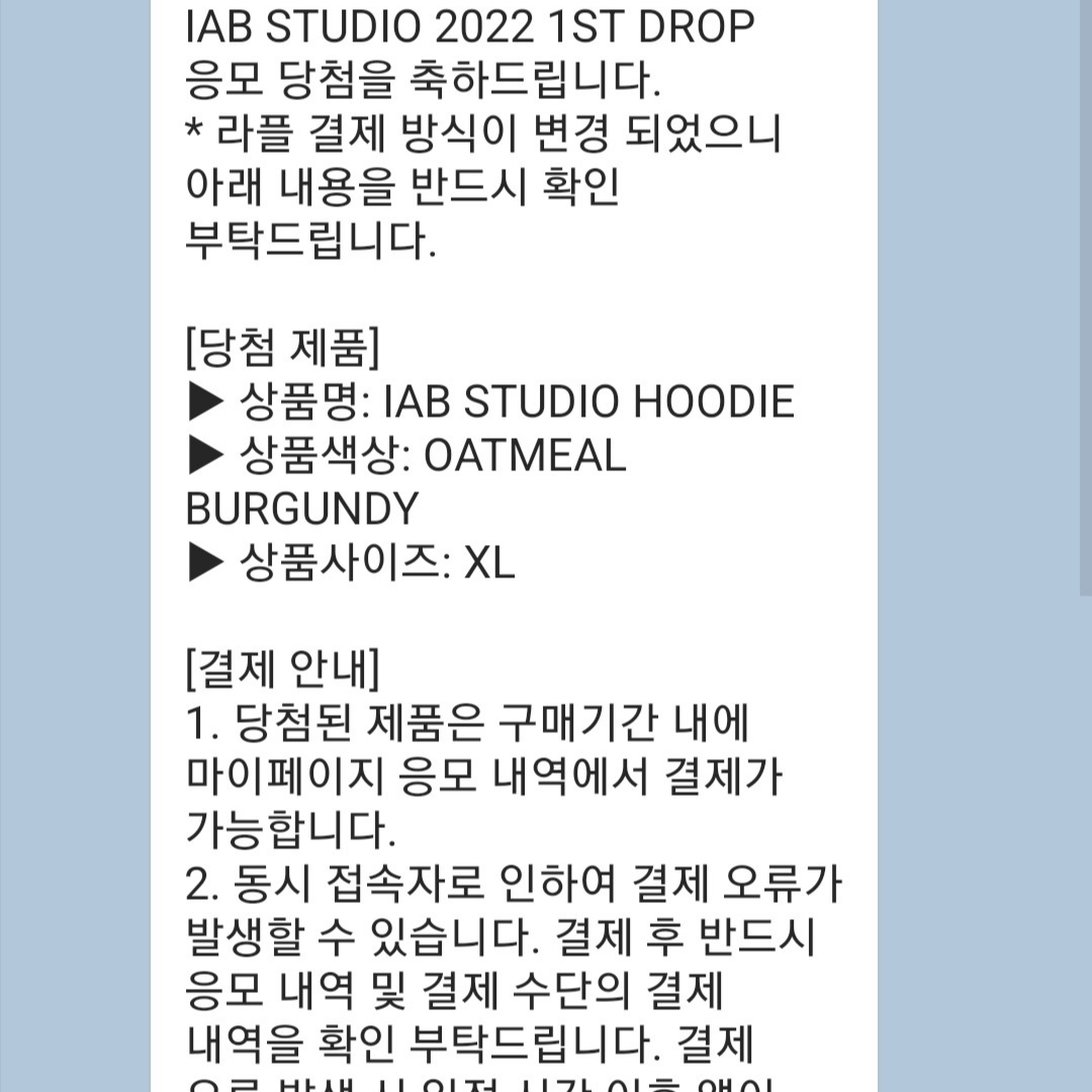 IAB Studio Hoodie Oatmeal Burgundy 착용 스타일 - 2