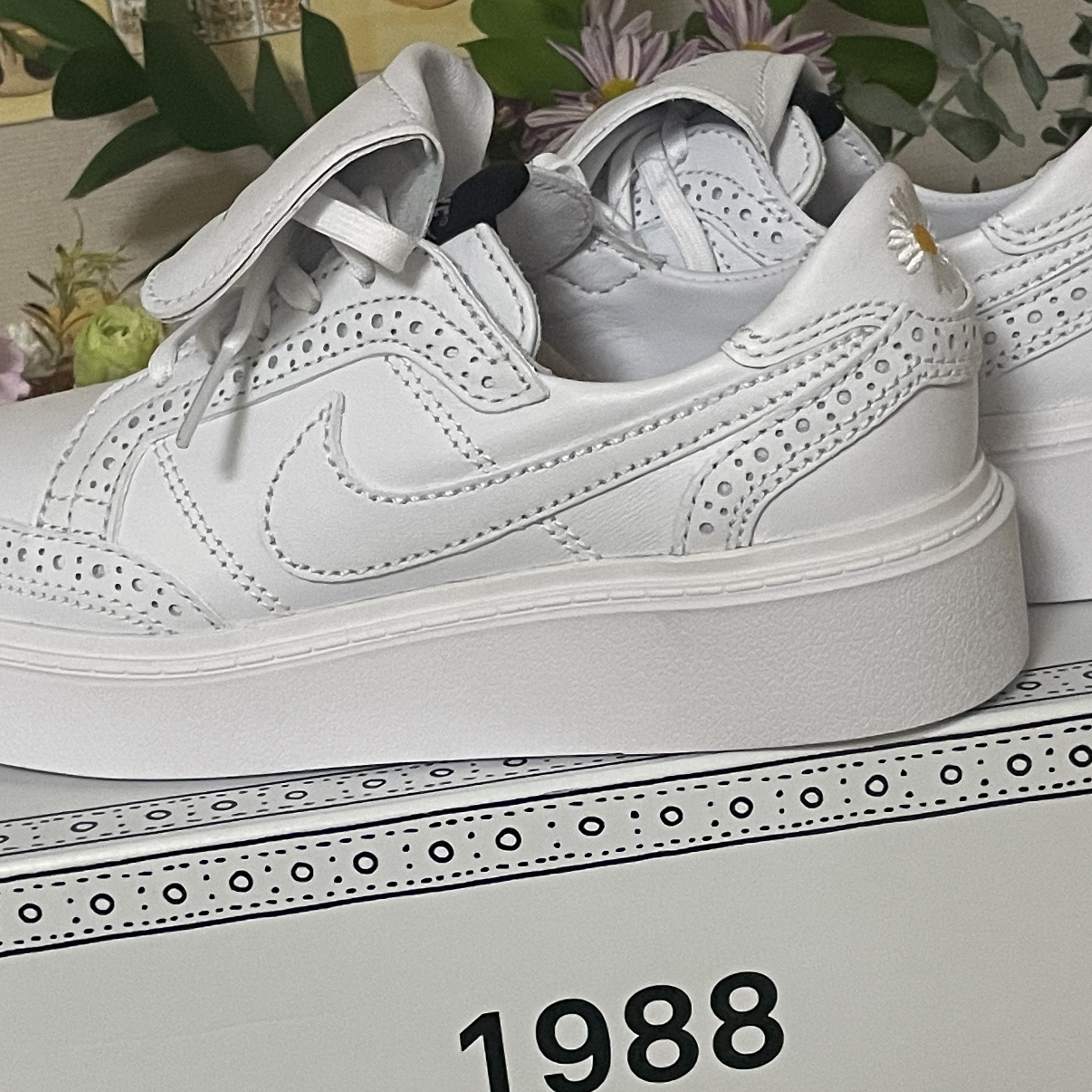 Nike x Peaceminusone Kwondo1 White 착용 스타일 - 2