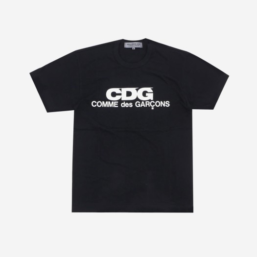 CDG x 굿 디자인 샵 로고 티셔츠 블랙