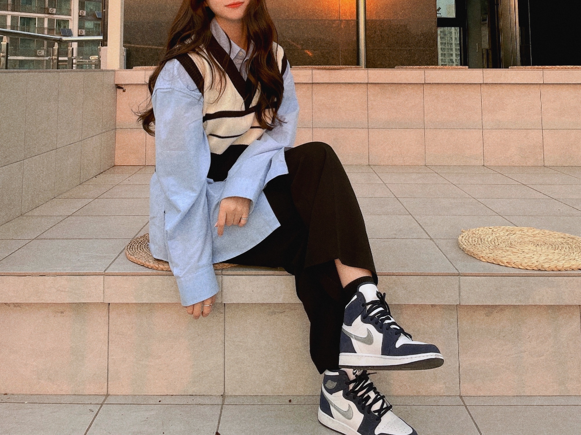 (GS) Jordan 1 Retro High OG CO.JP Midnight Navy 착용 스타일