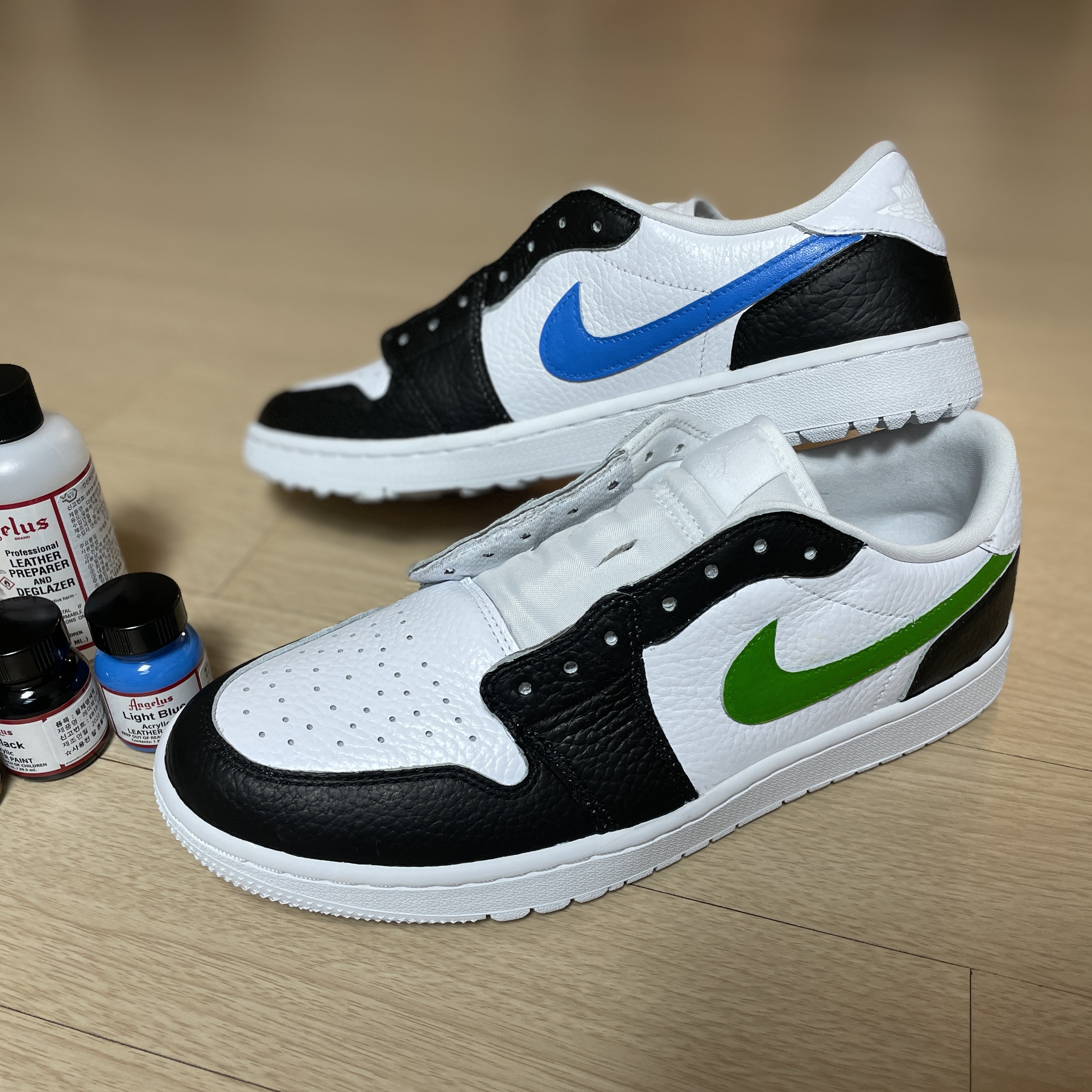 Jordan 1 Low Golf Triple White 착용 스타일 - 2
