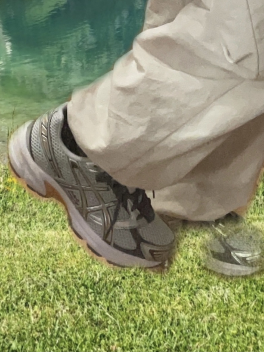 Asics Gel-1130 Polar Shade Pure Silver 착용 스타일 - 2