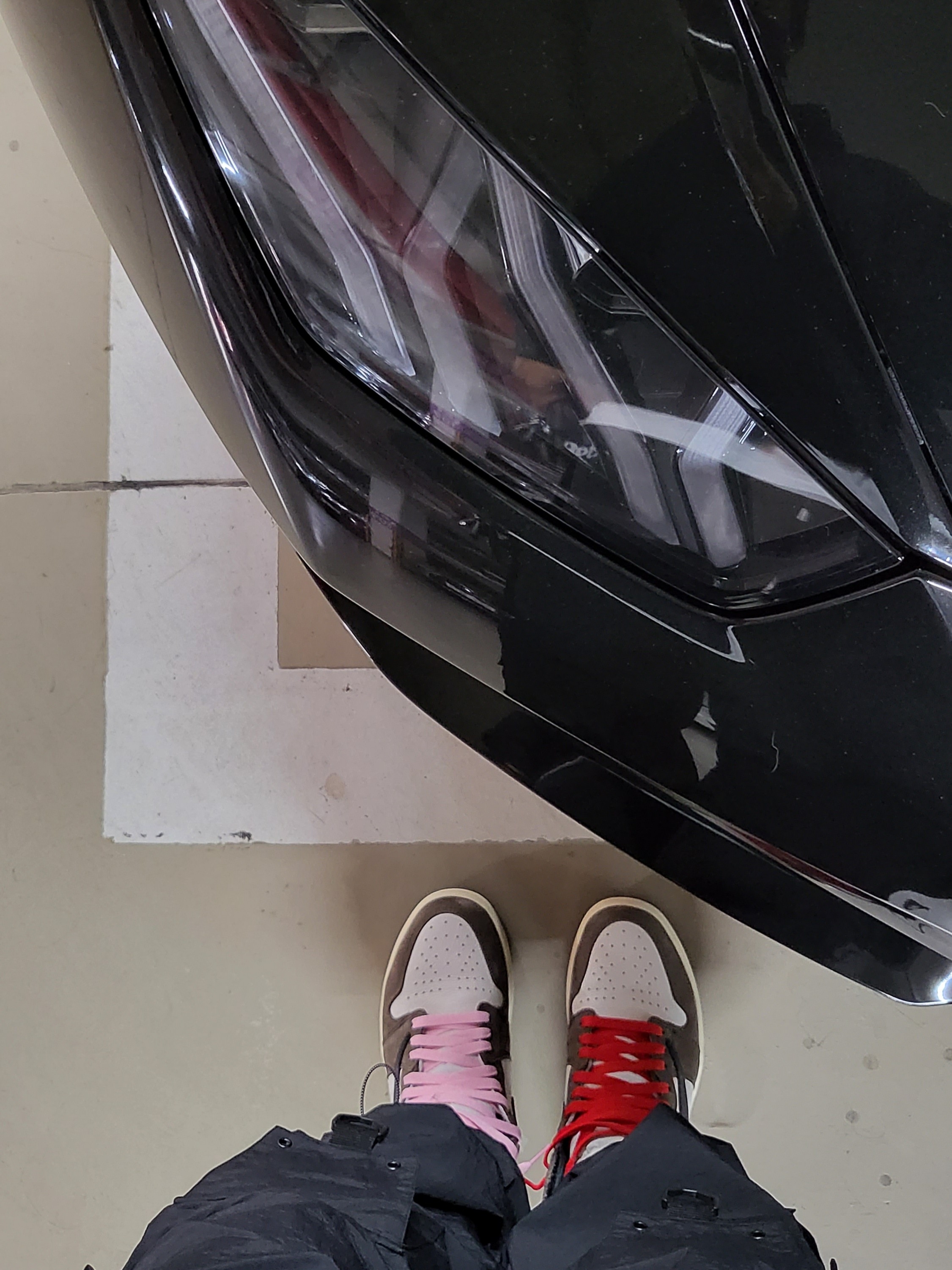 Jordan 1 x Travis Scott Retro High OG SP Mocha 착용 스타일