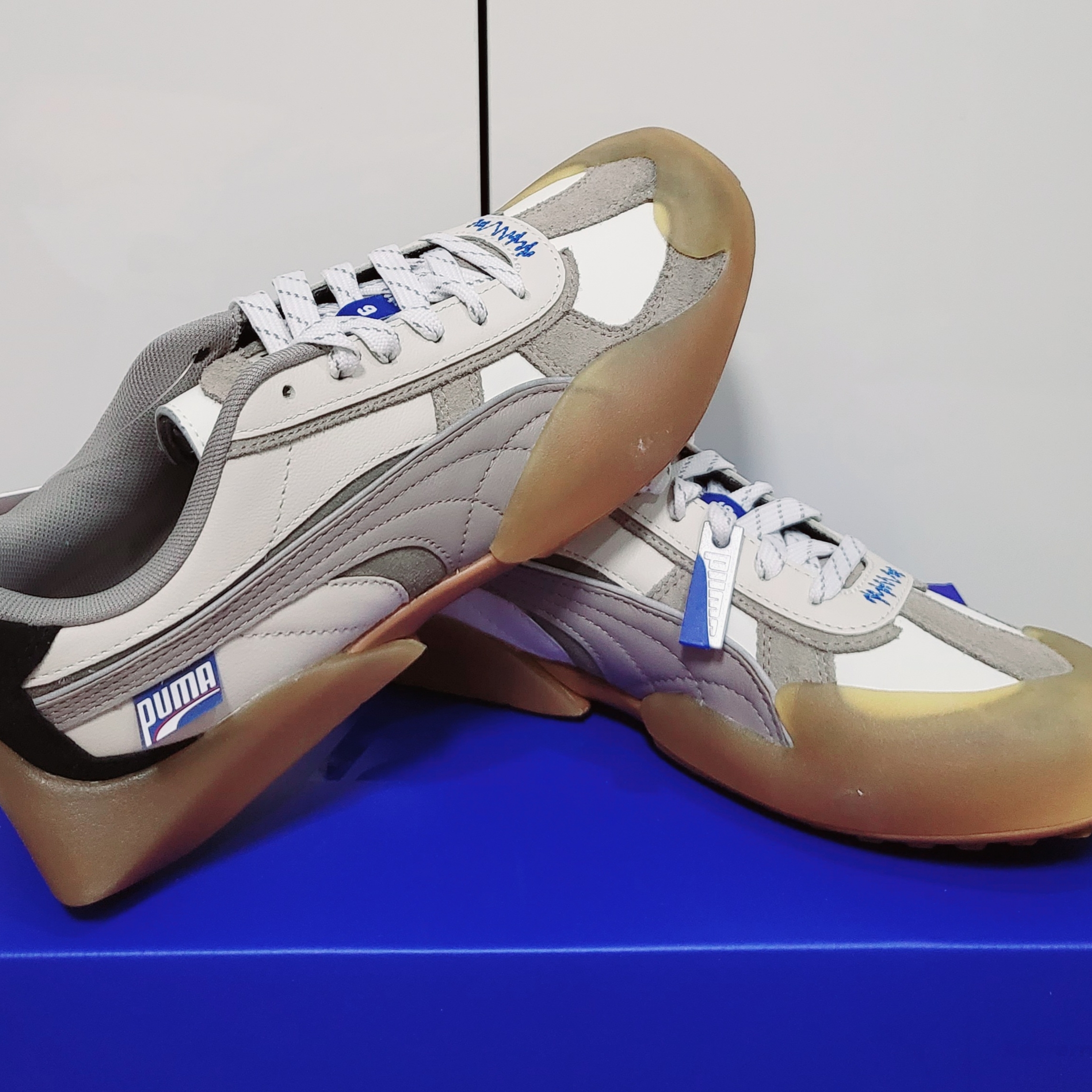 Puma x Ader Error Vaderon White 착용 스타일