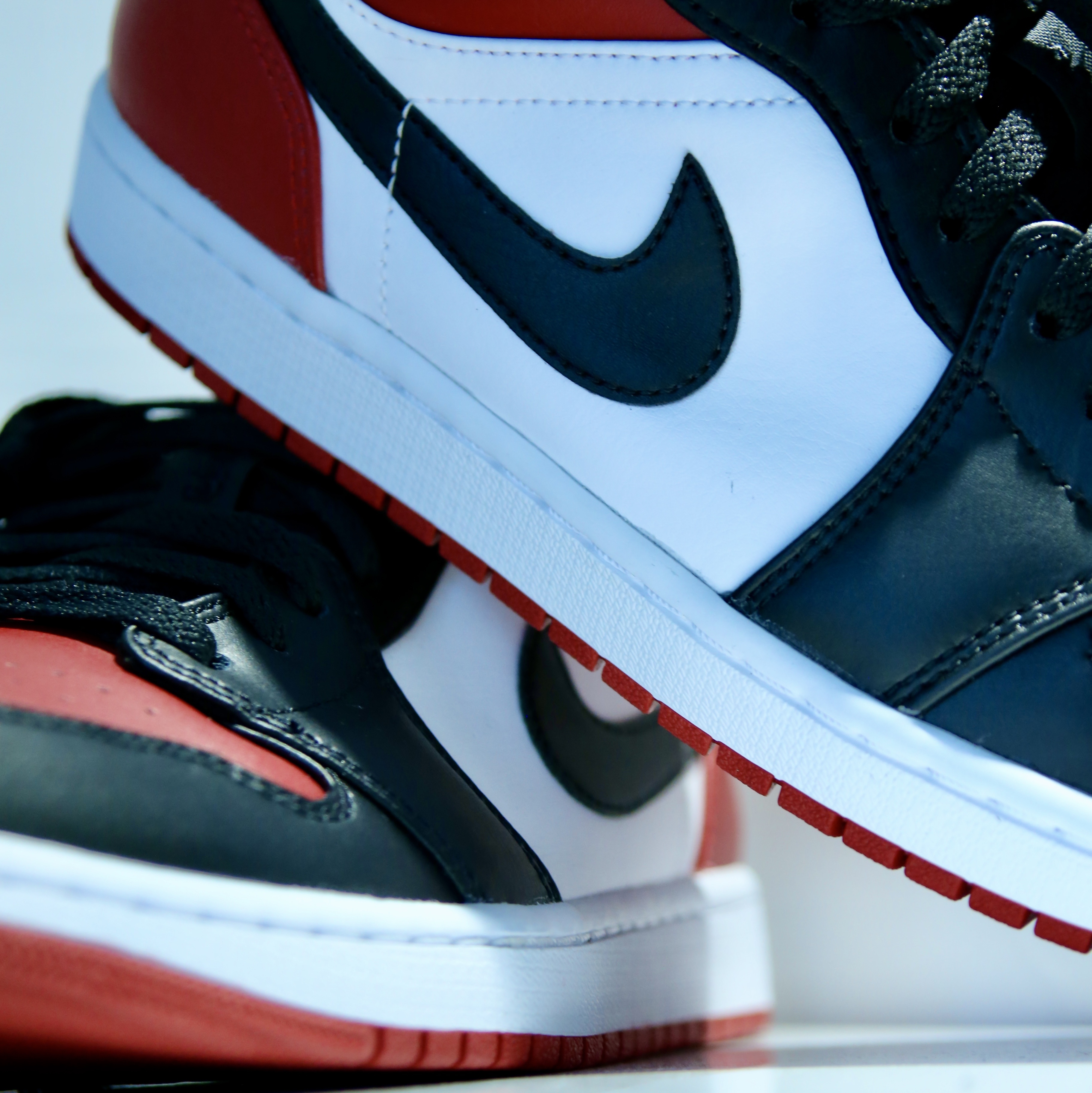 Jordan 1 Low Bred Toe 착용 스타일