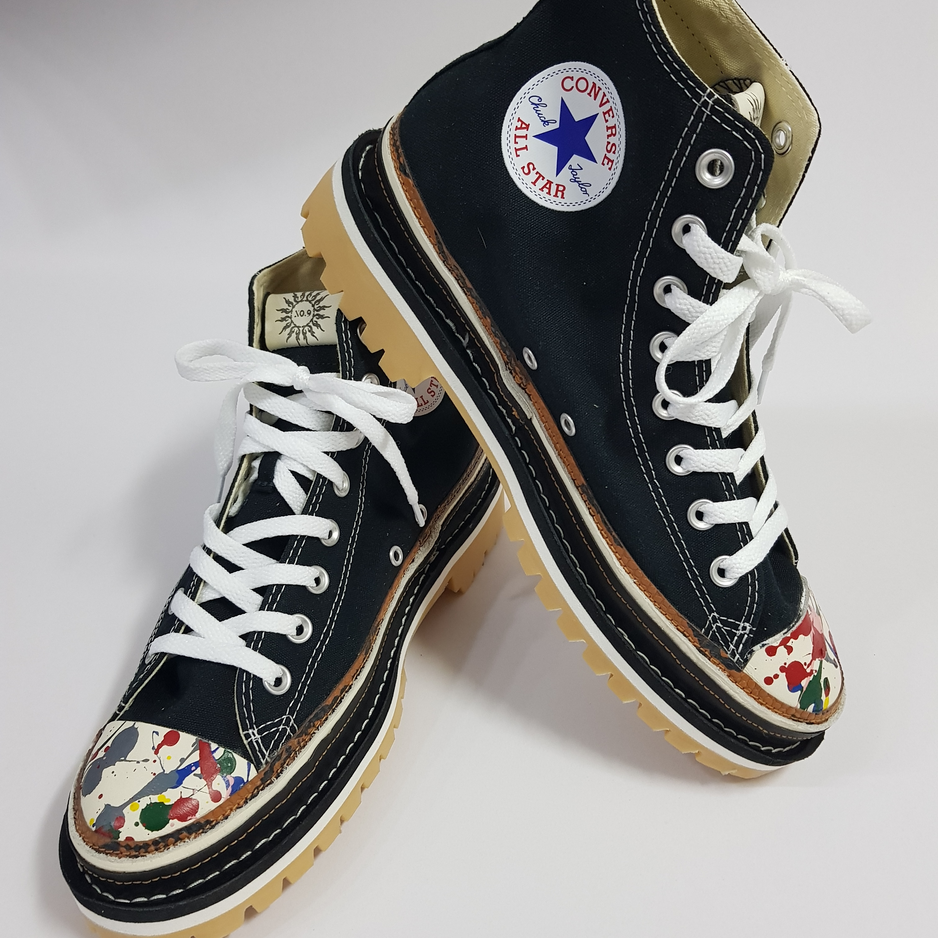 Converse Chuck Taylor All Star Hi Black 착용 스타일 - 5