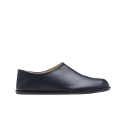 (W) Maison Margiela Slip-On Tabi Shoes Leather Black