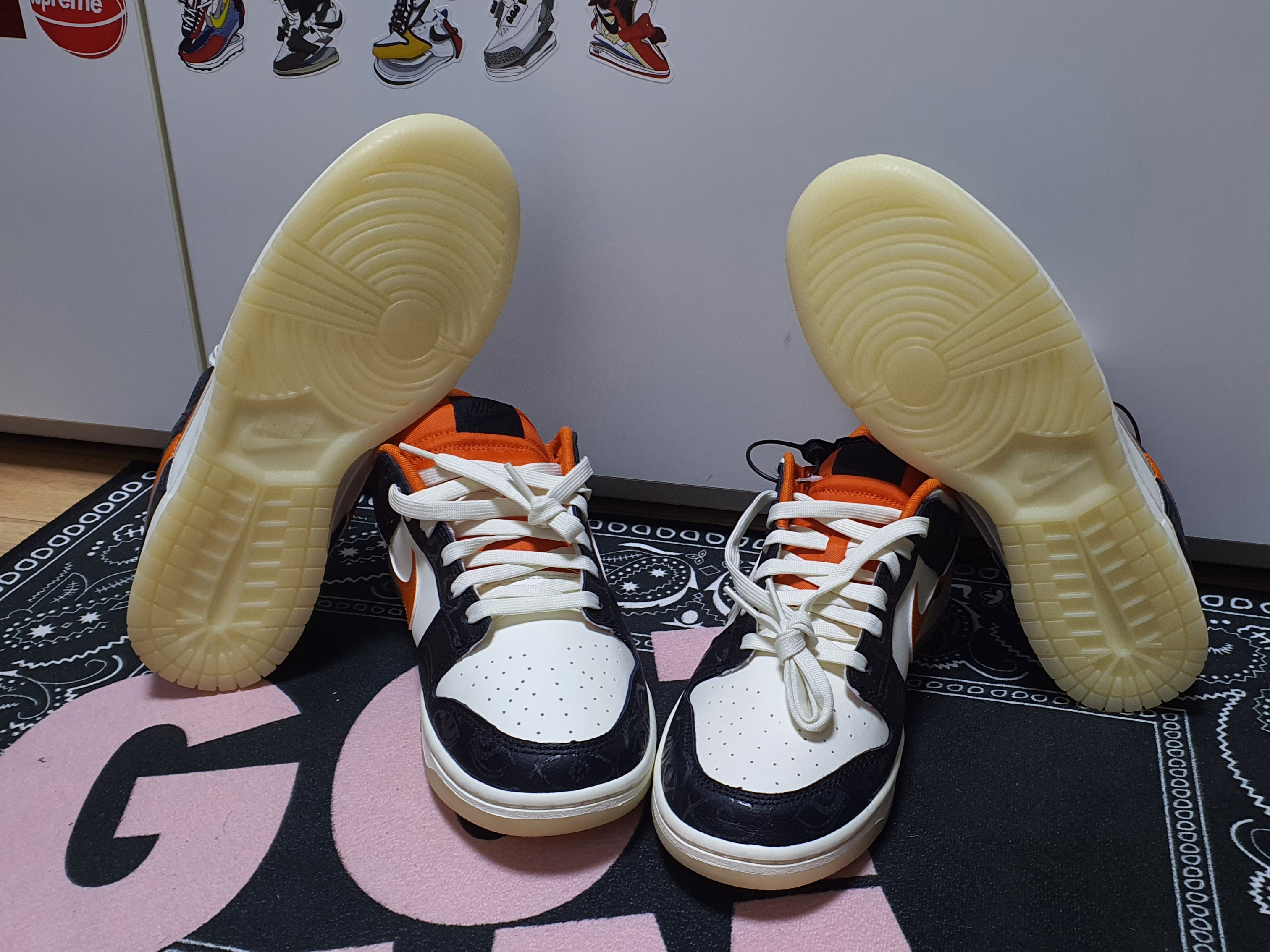 Nike Dunk Low Retro PRM Halloween 착용 스타일 - 2