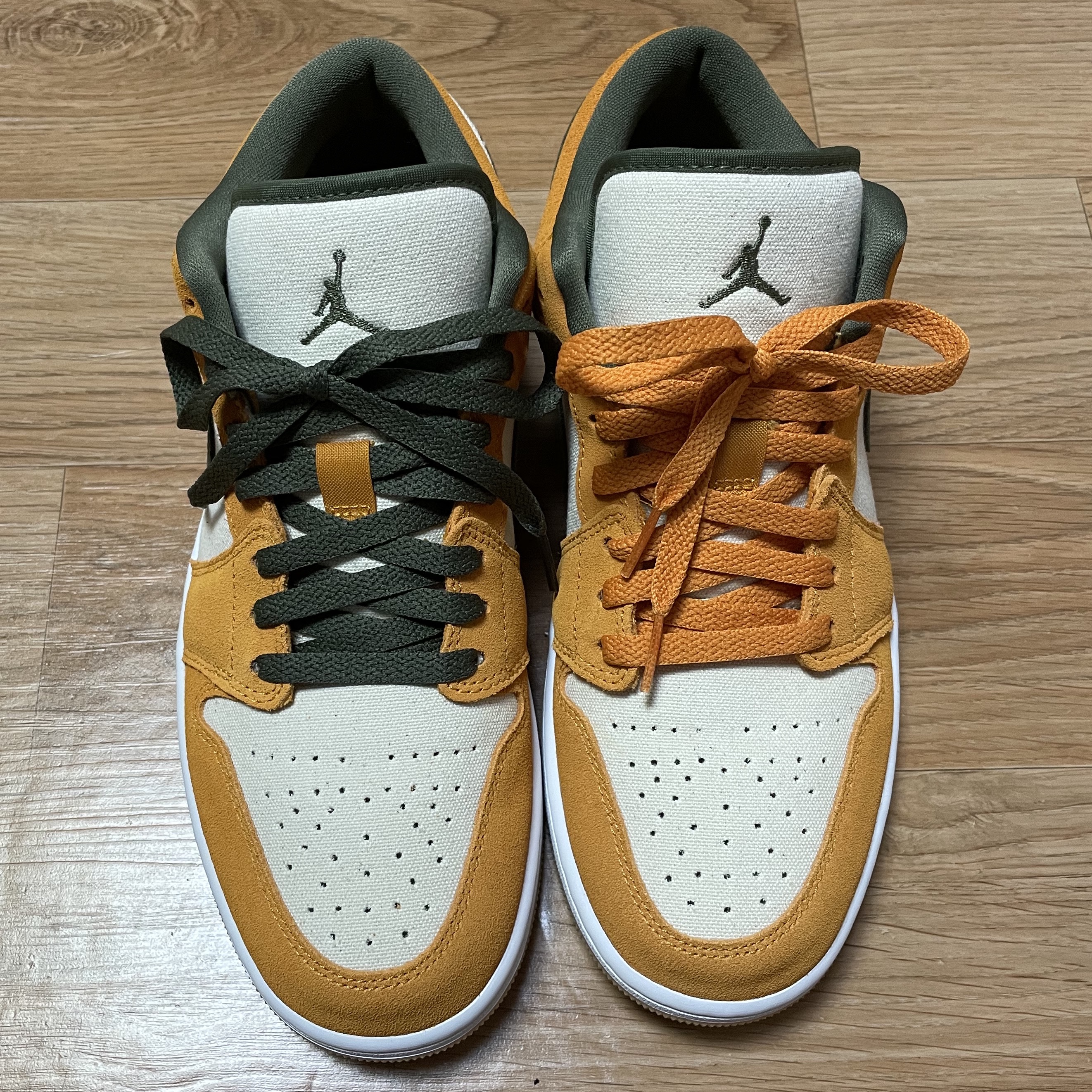 Jordan 1 Low SE Light Curry 착용 스타일 - 4