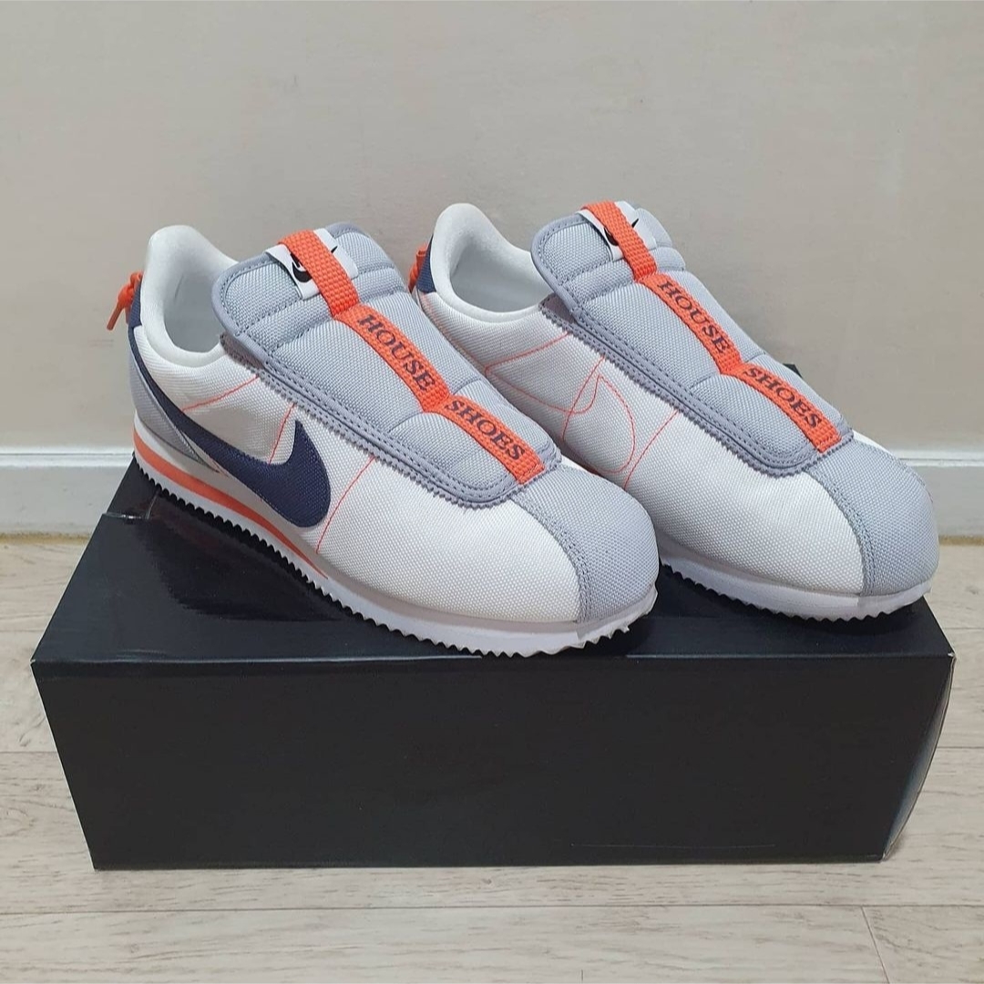 Nike x Kendrick Lamar Cortez Basic Slip White 착용 스타일