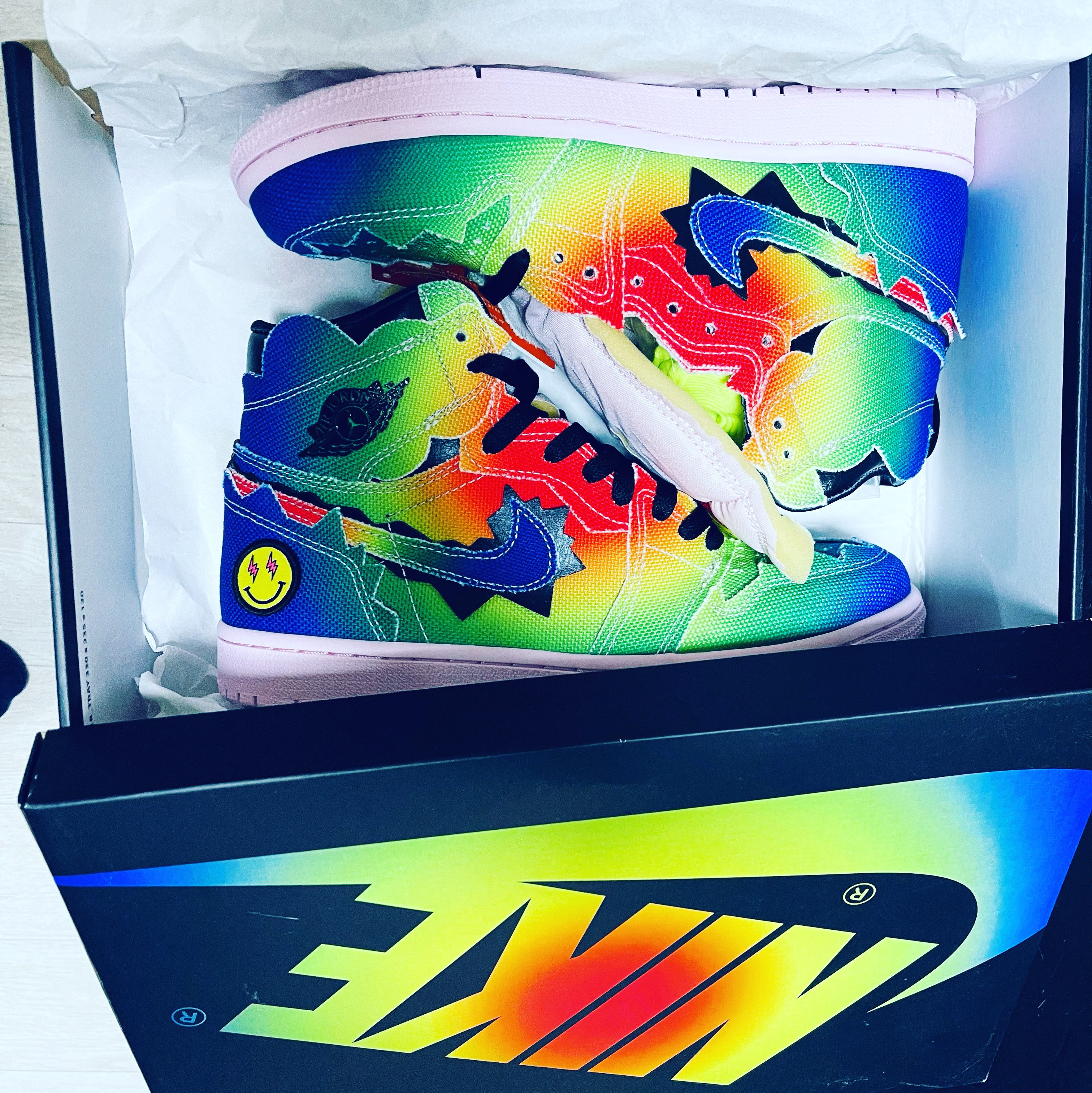 Jordan 1 x J Balvin Retro High OG 착용 스타일