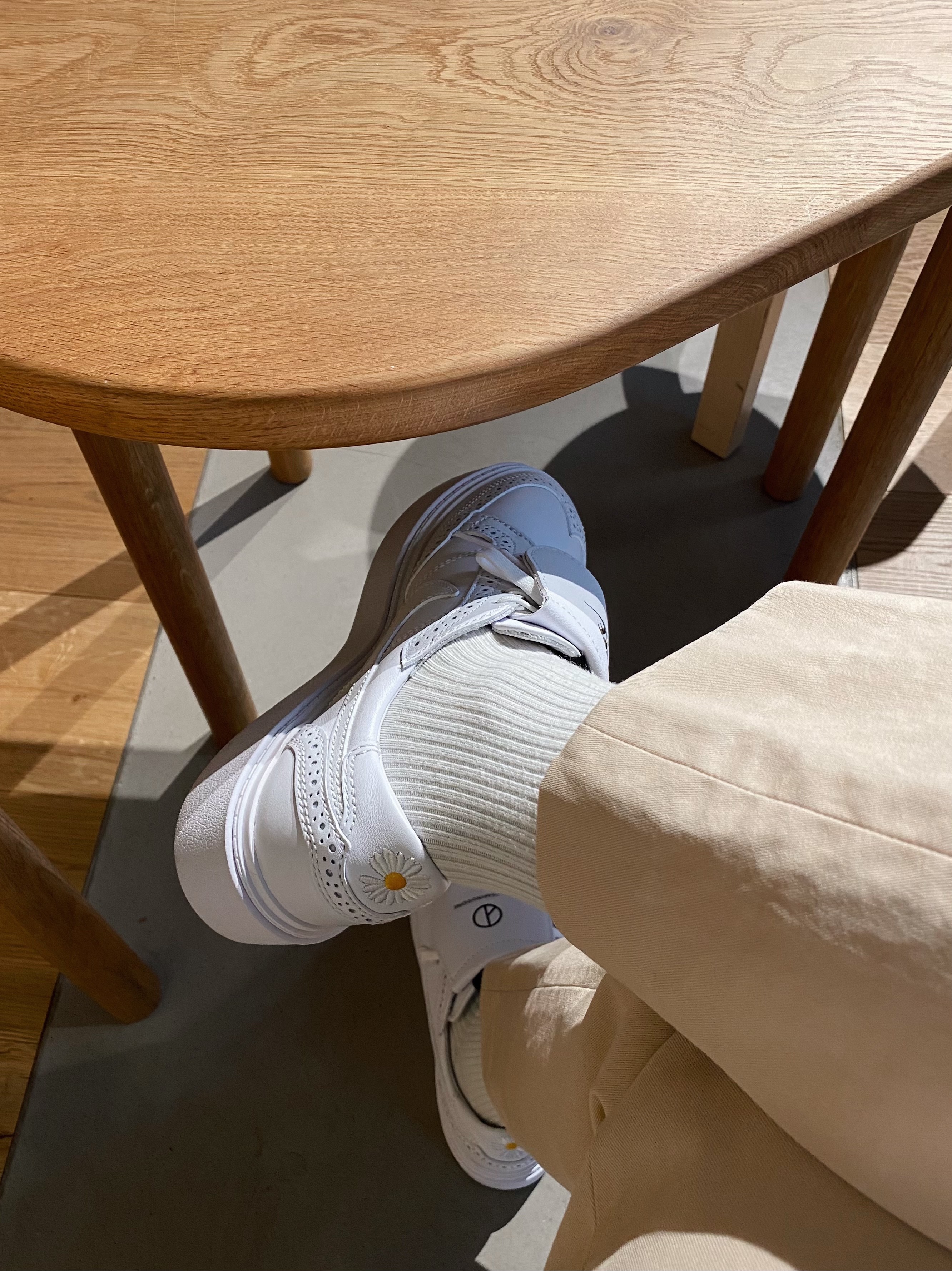 Nike x Peaceminusone Kwondo1 White 착용 스타일 - 2