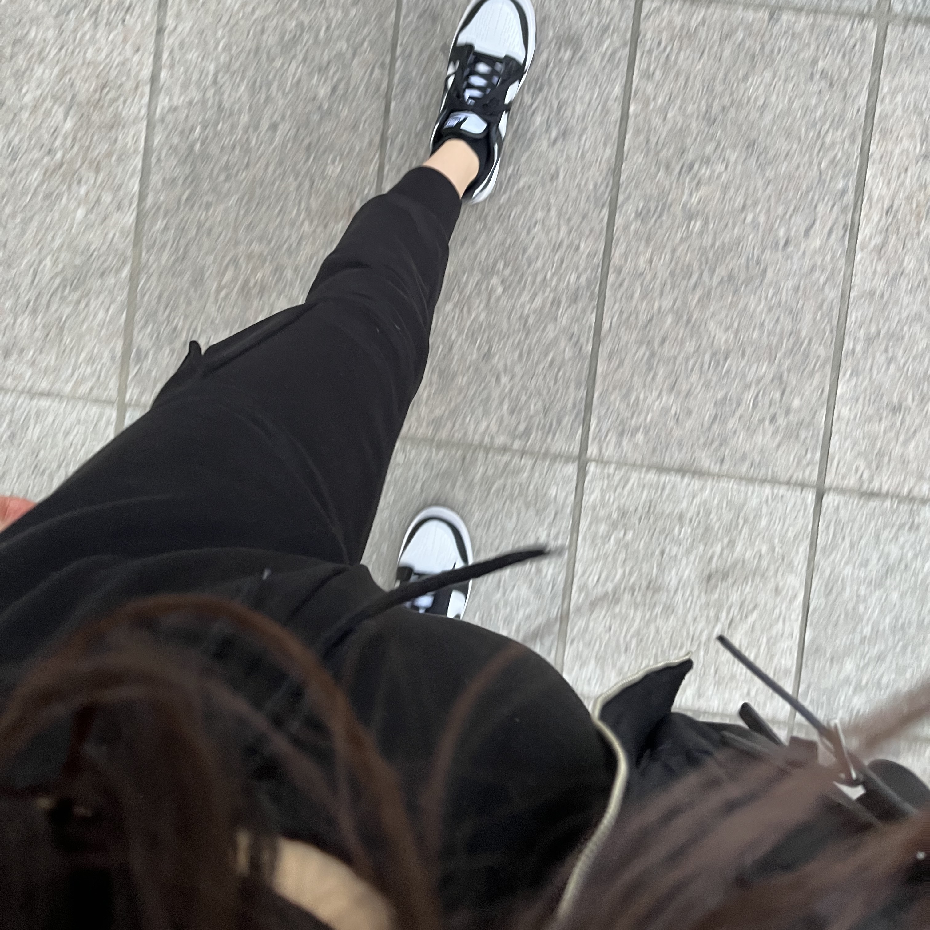 (W) Nike Dunk Low Black 착용 스타일