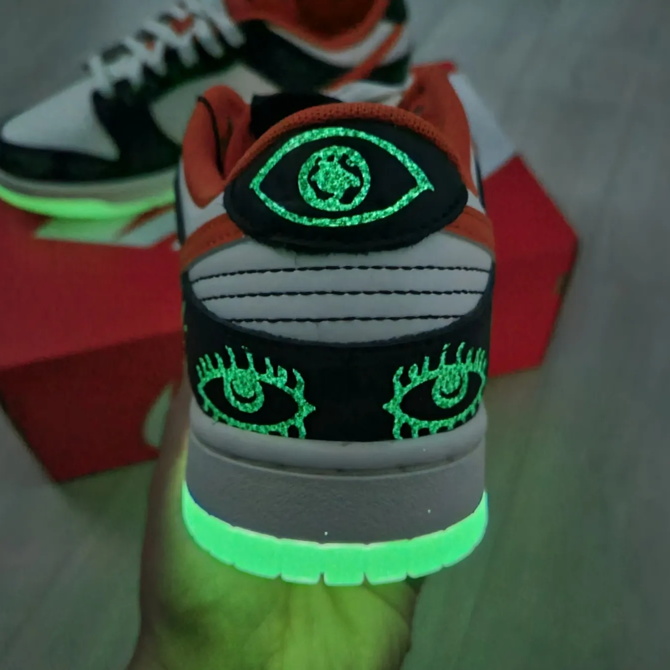 Nike Dunk Low Retro PRM Halloween 착용 스타일 - 3