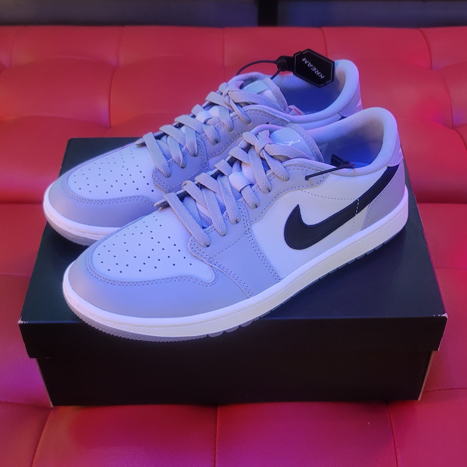 Jordan 1 Low Golf Wolf Grey 착용 스타일