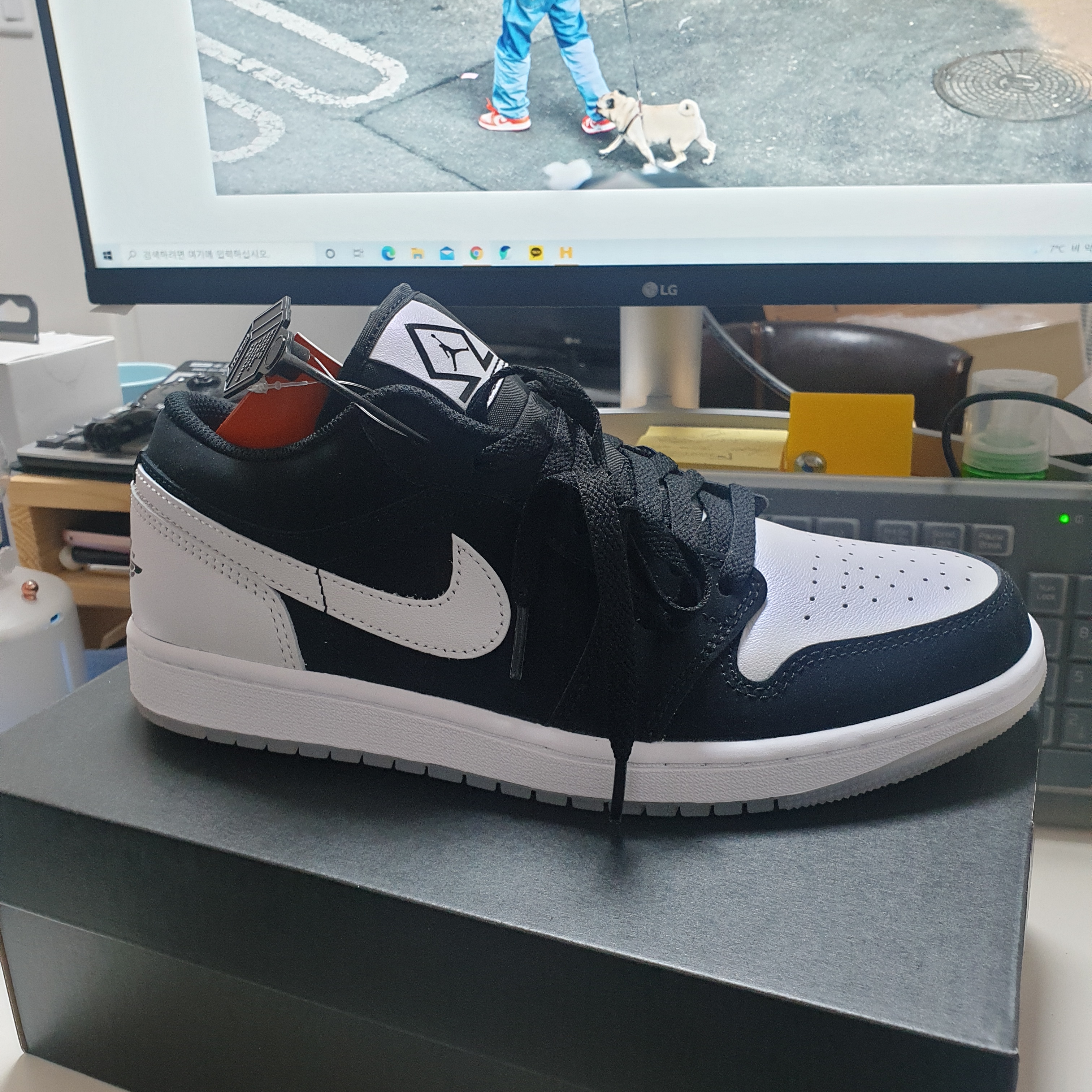Jordan 1 Low SE Diamond 착용 스타일 - 1