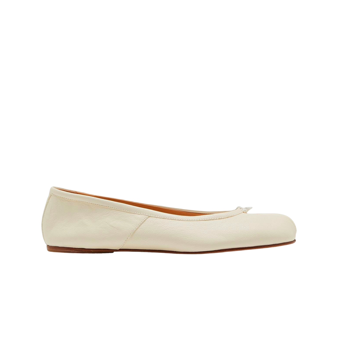 (W) 메종 마르지엘라 타비 발레 플랫 슈즈 아이보리((W) Maison Margiela Tabi Ballet Flat Shoes Ivory)