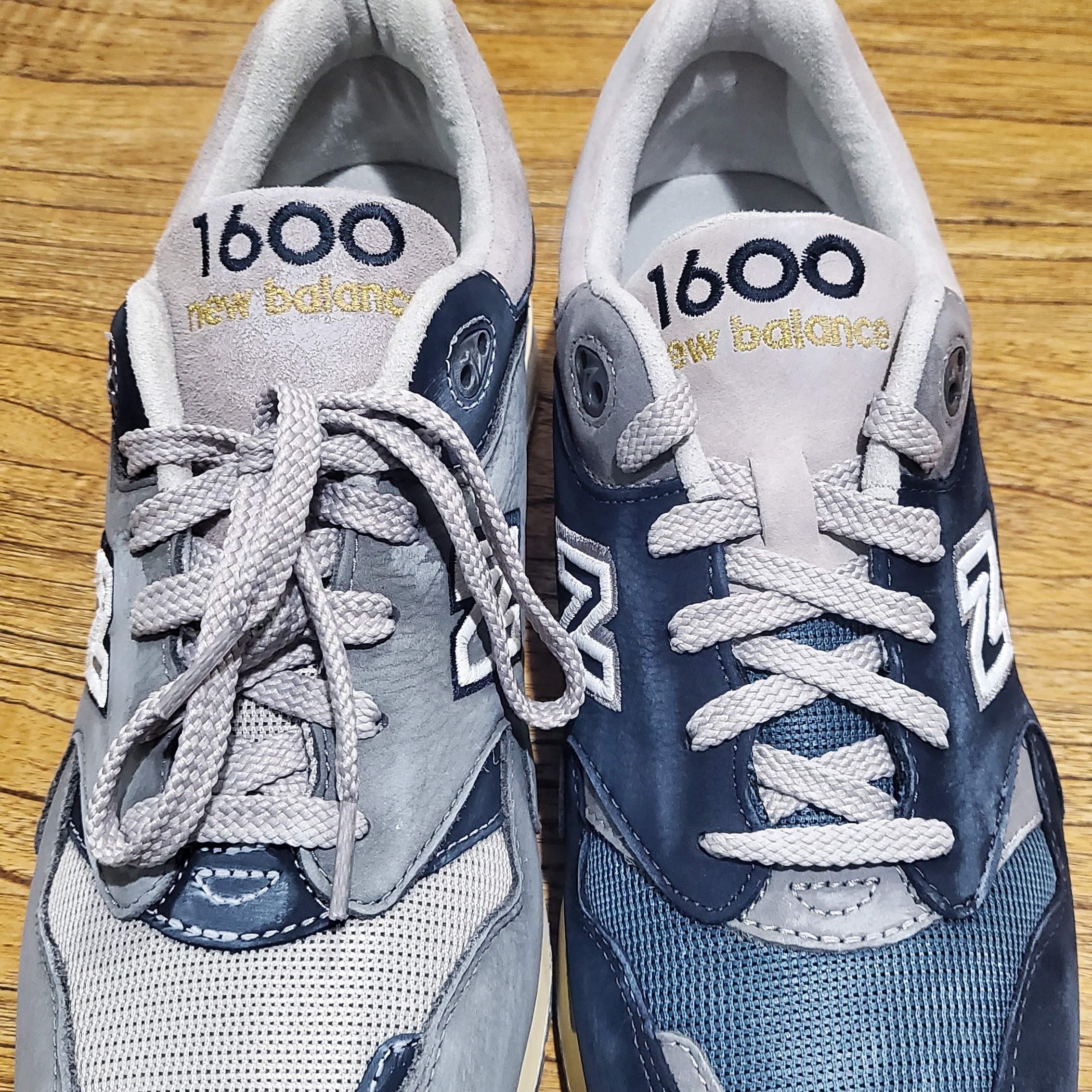 New Balance x Levi's 992 Made in USA Grey (Levi's Tag), New Balance 1600 Premium Vintage Grey 착용 스타일 - 3