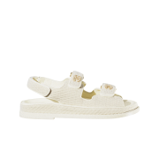 (W) Chanel Sandals Knitwear & Ivory