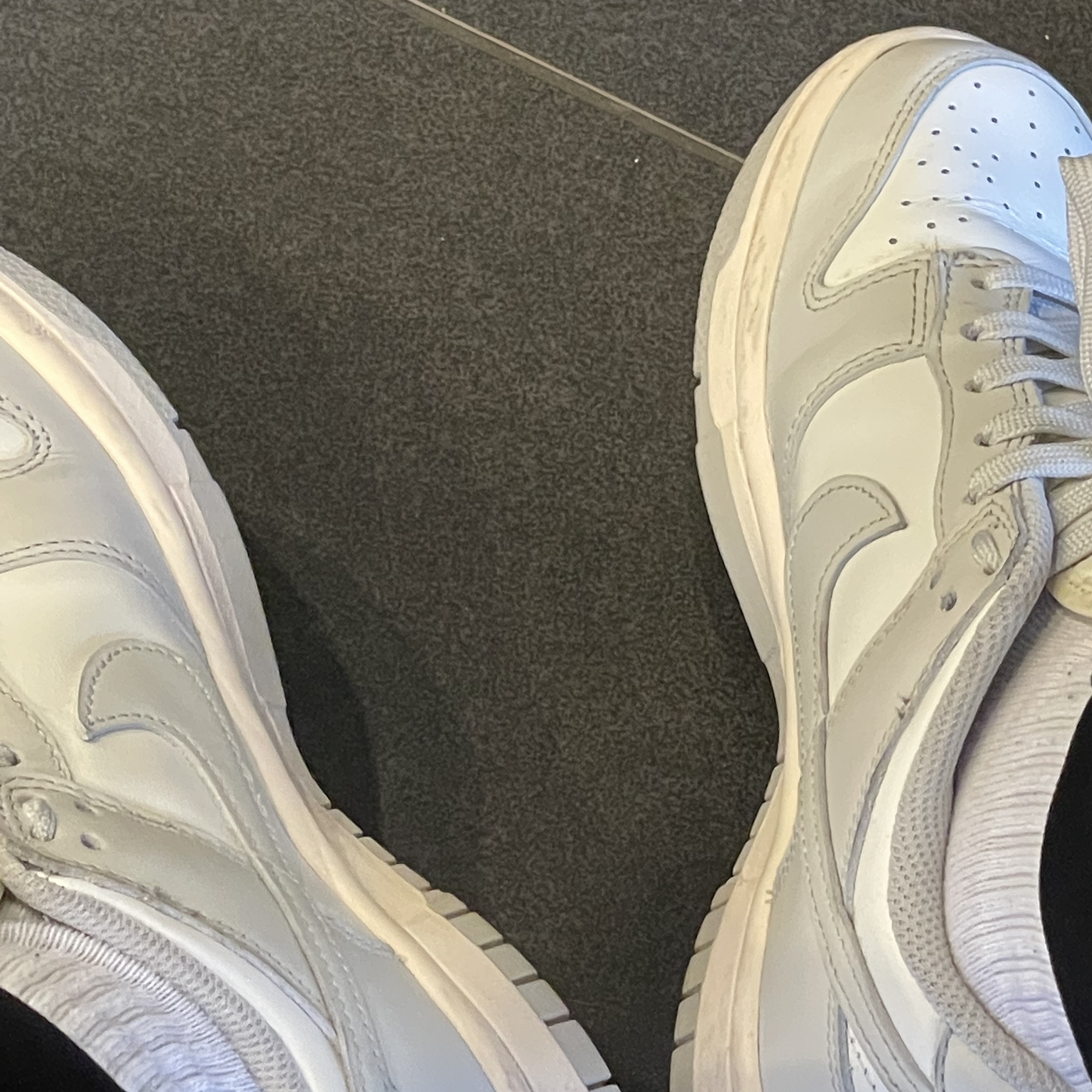 (W) Nike Dunk Low Light Bone 착용 스타일