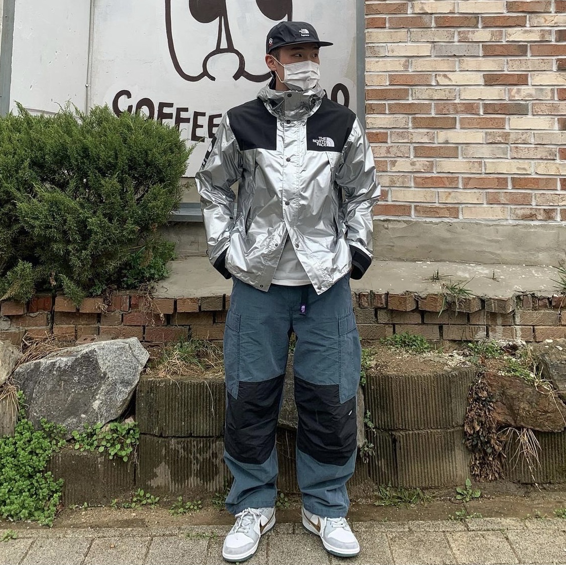 Supreme x The North Face Metallic Mountain Parka Silver - 18SS, Nike x Sean Cliver SB Dunk Low Holiday Special 착용 스타일 - 2