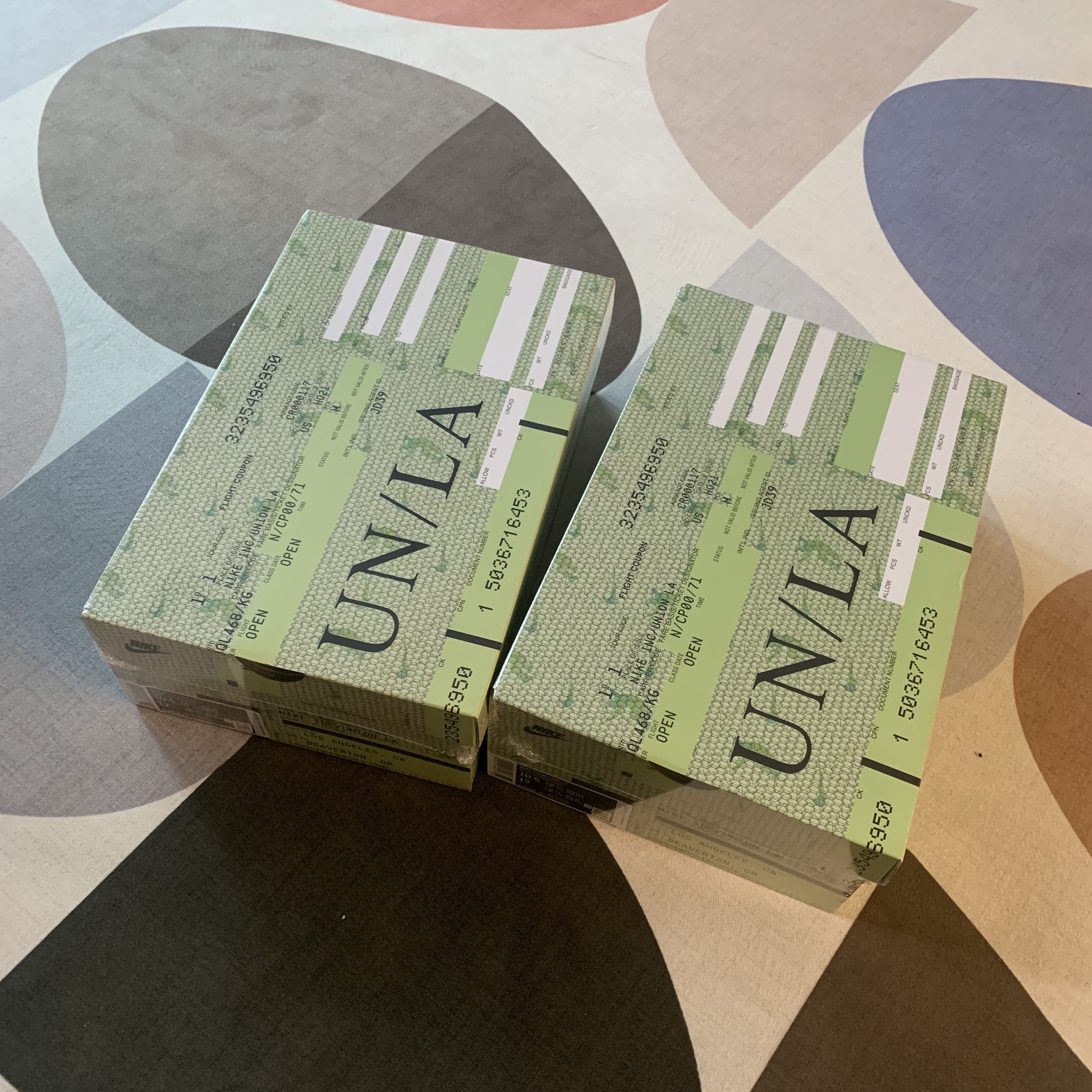 Nike x Union Dunk Low Passport Pack Pistachio 착용 스타일 - 3