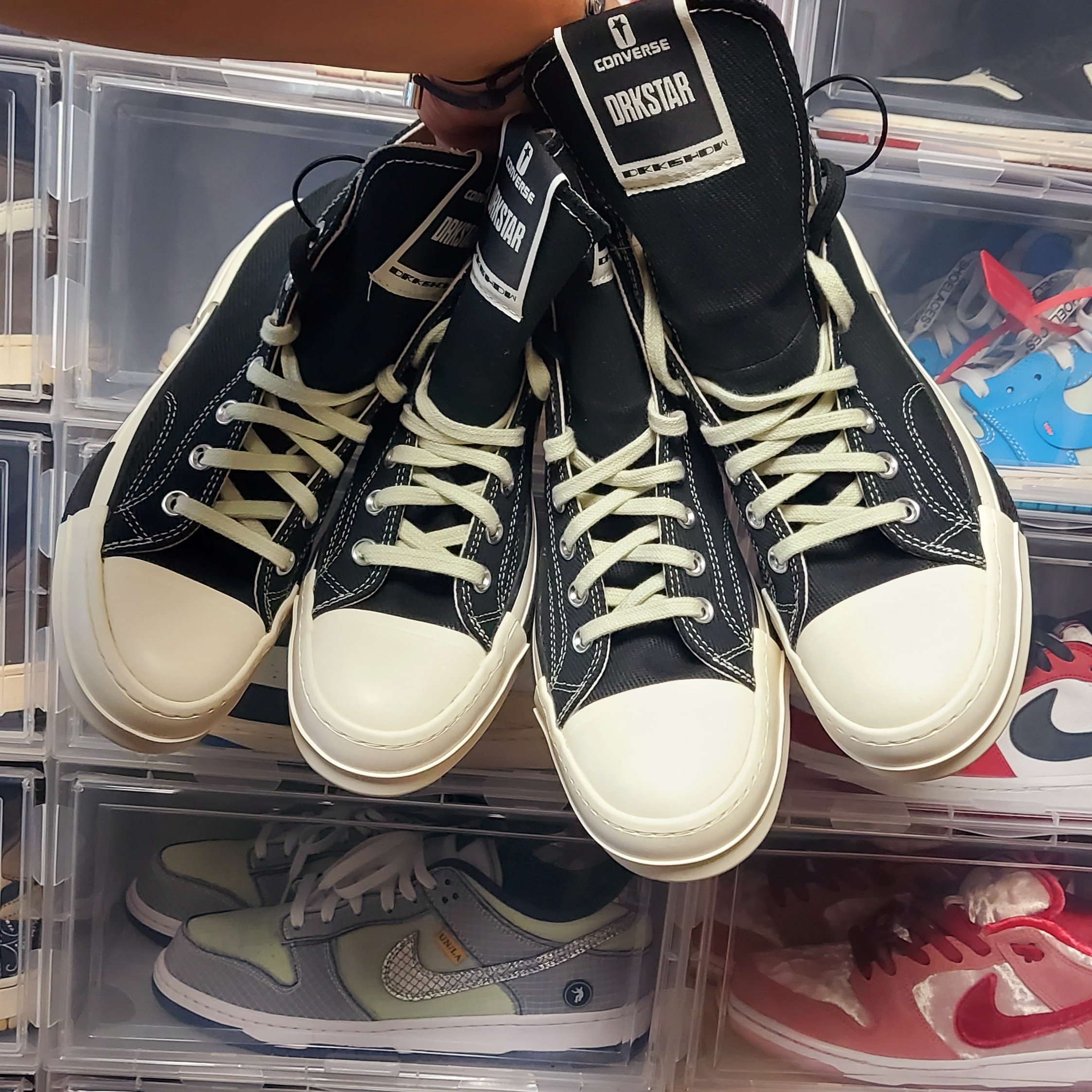 Converse x Drkshdw Drkstr Chuck 70 High Black 착용 스타일 - 1