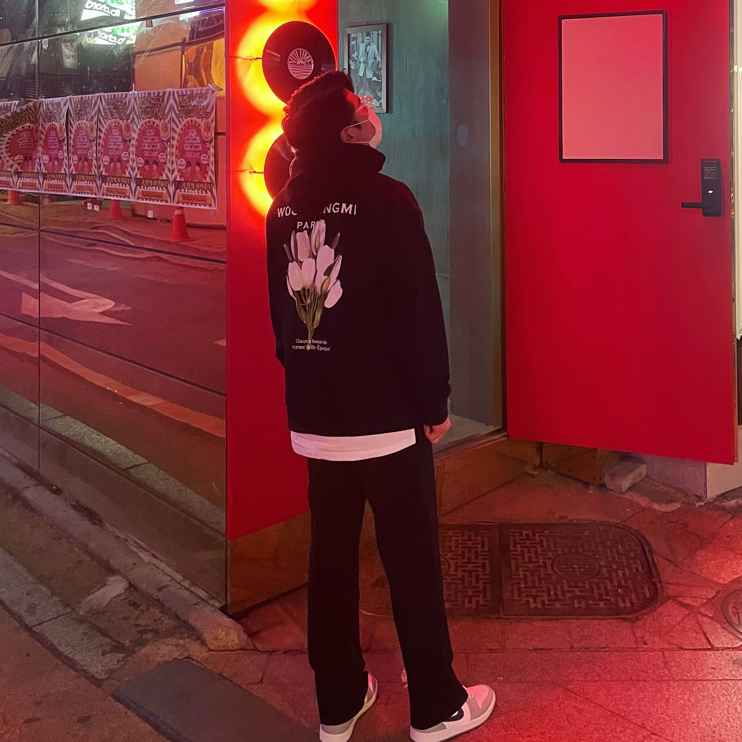 Jordan 1 Mid Light Smoke Grey Anthracite 착용 스타일