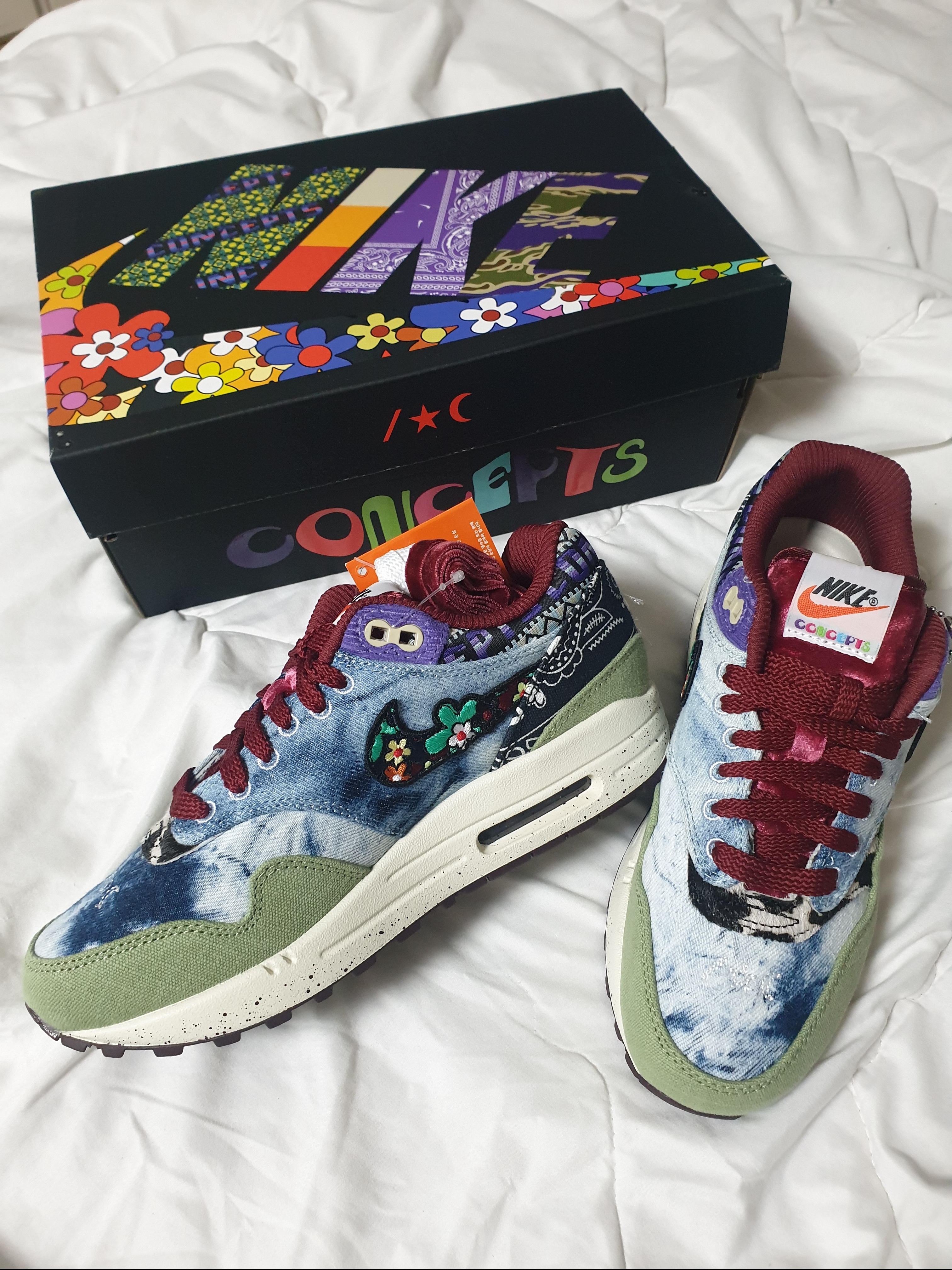 Nike x Concepts Air Max 1 SP Mellow 착용 스타일 - 3