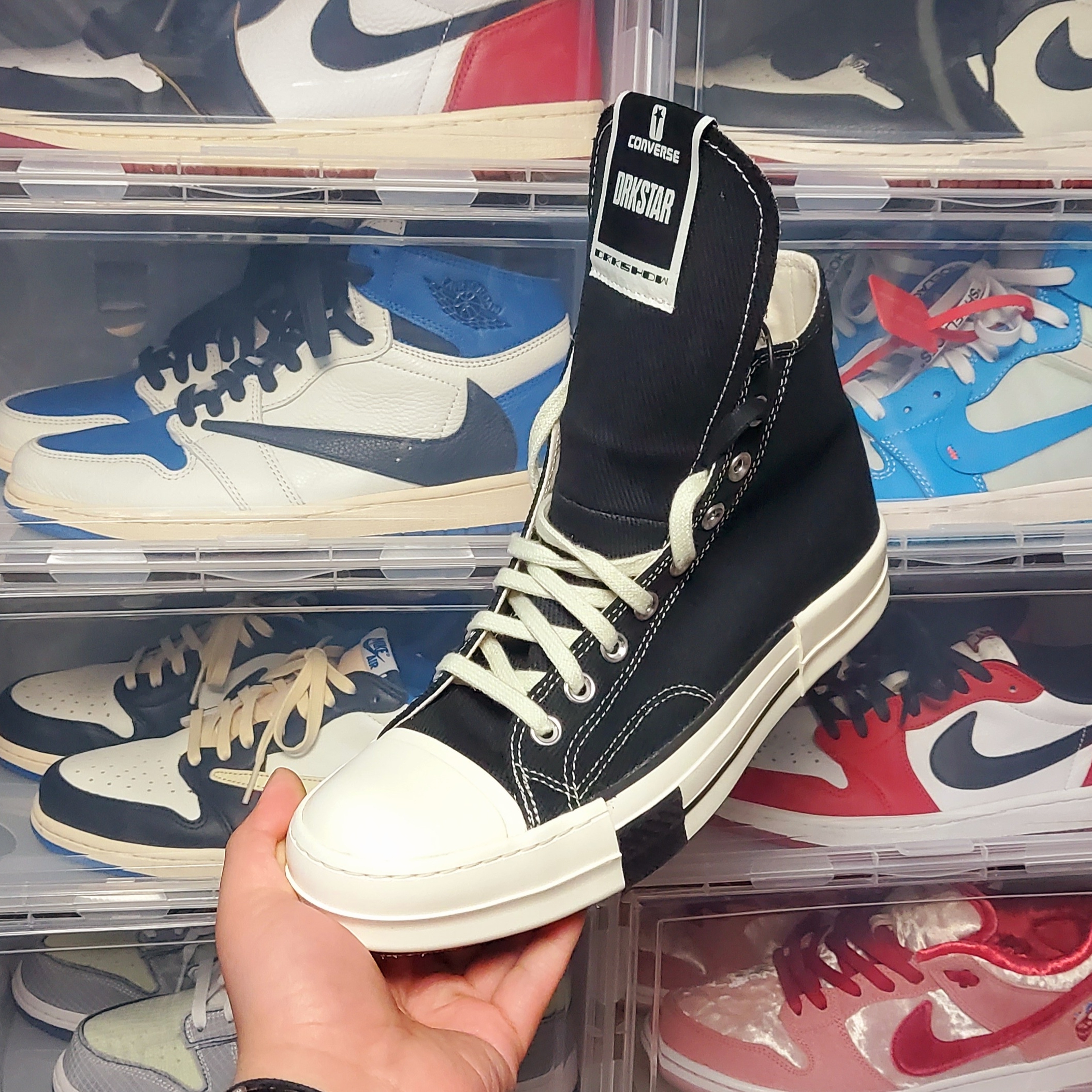 Converse x Drkshdw Drkstr Chuck 70 High Black 착용 스타일 - 2