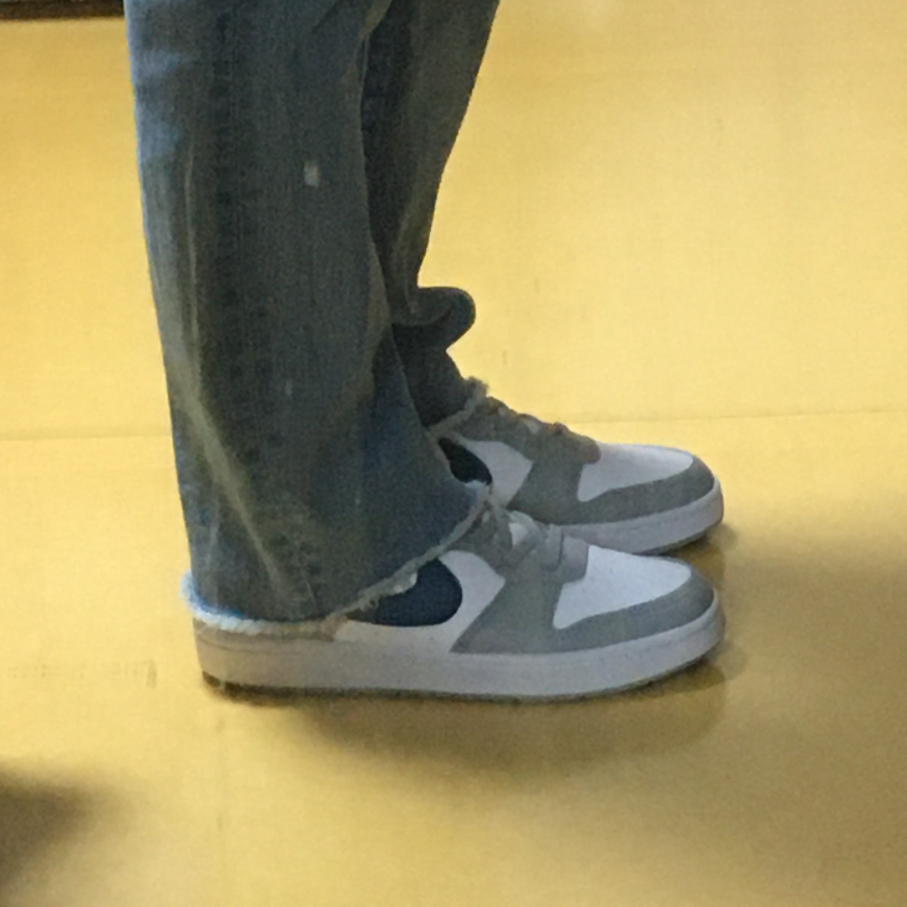(PS) Nike Court Borough Low 2 Light Smoke Grey 착용 스타일 - 4