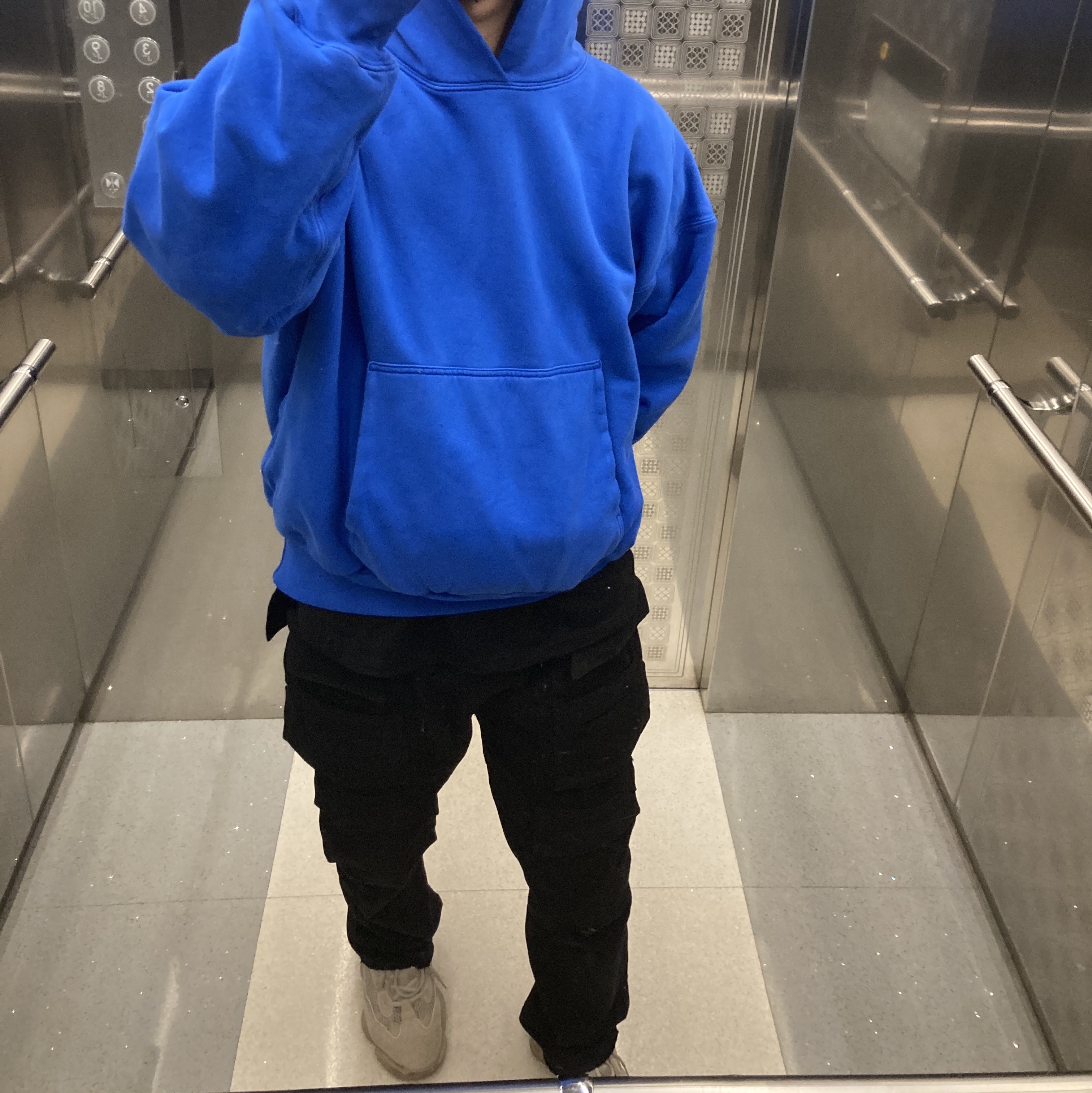 Yeezy Gap Hoodie Blue, Adidas Yeezy 500 Ash Grey 착용 스타일