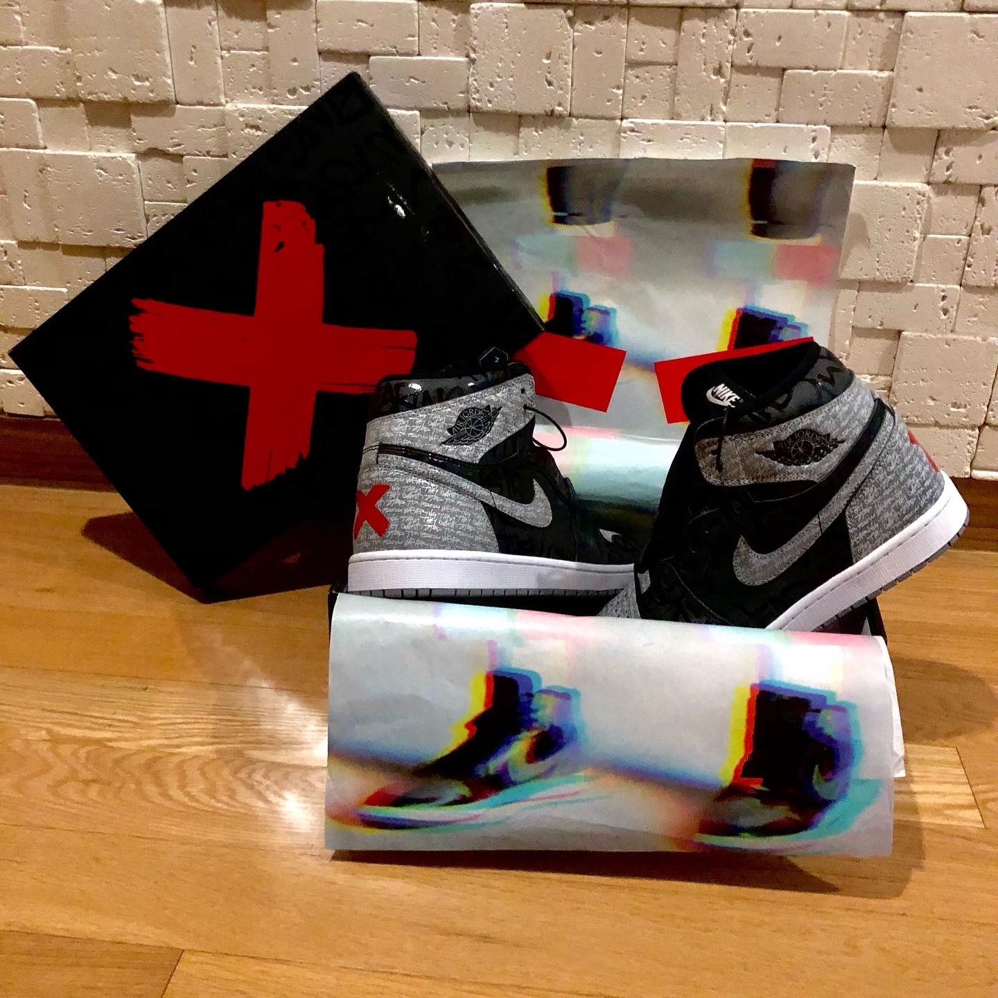Jordan 1 Retro High OG Rebellionaire 착용 스타일 - 1