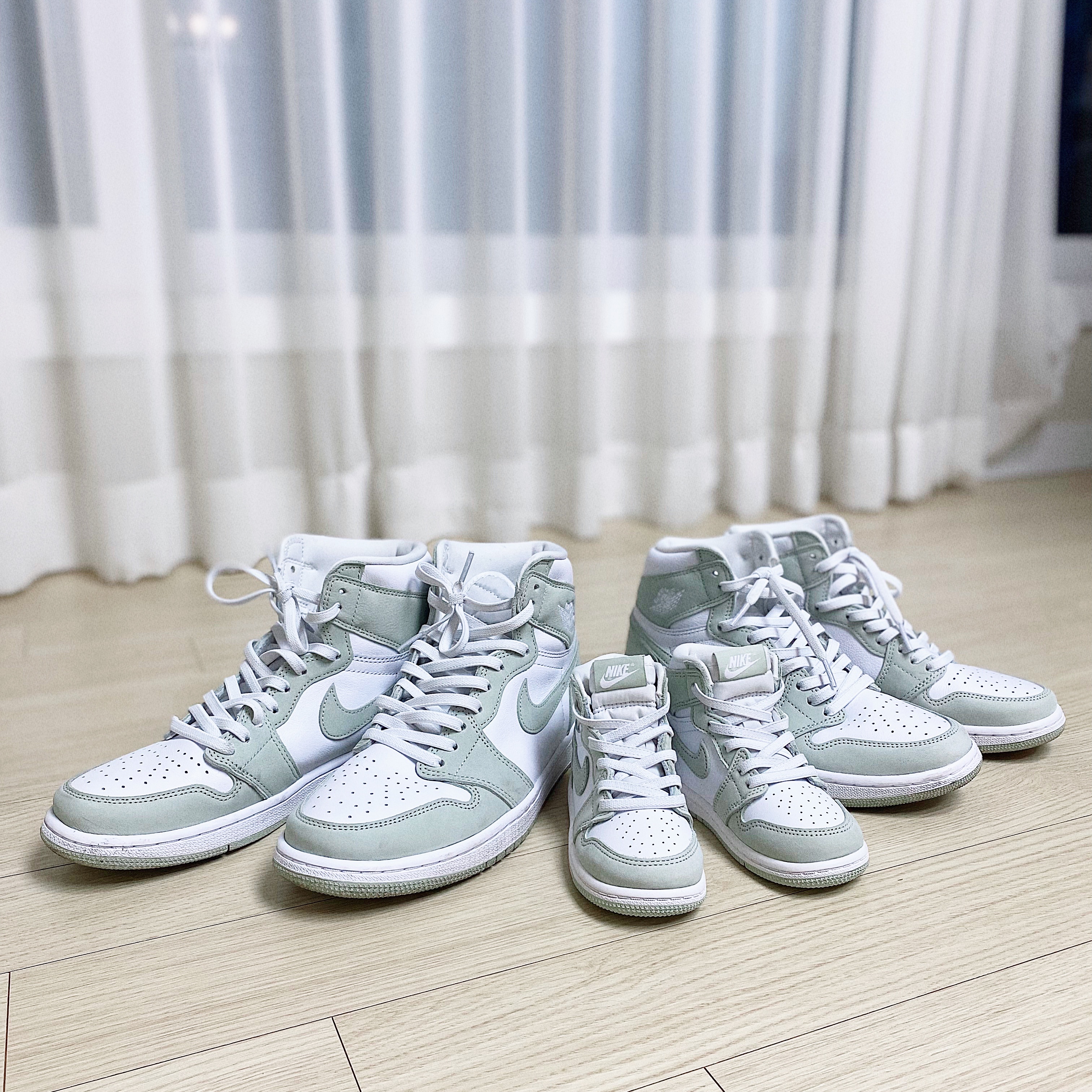 (W) Jordan 1 Retro High OG Seafoam, (TD) Jordan 1 Retro High OG Seafoam 착용 스타일 - 2