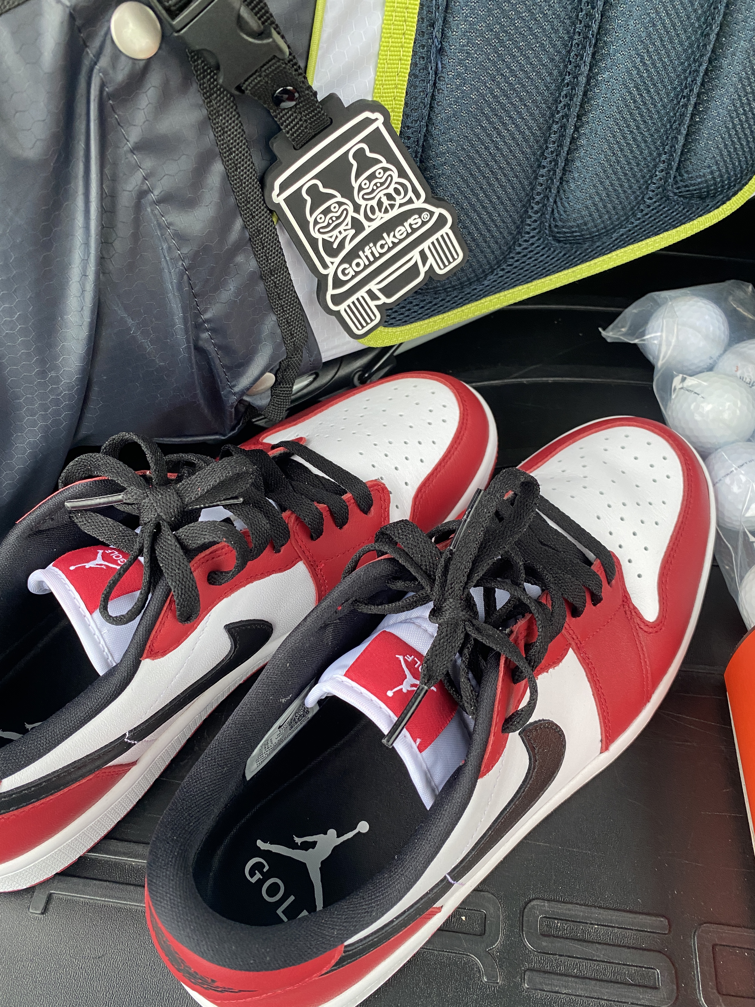 Jordan 1 Low Golf Chicago 착용 스타일 - 1