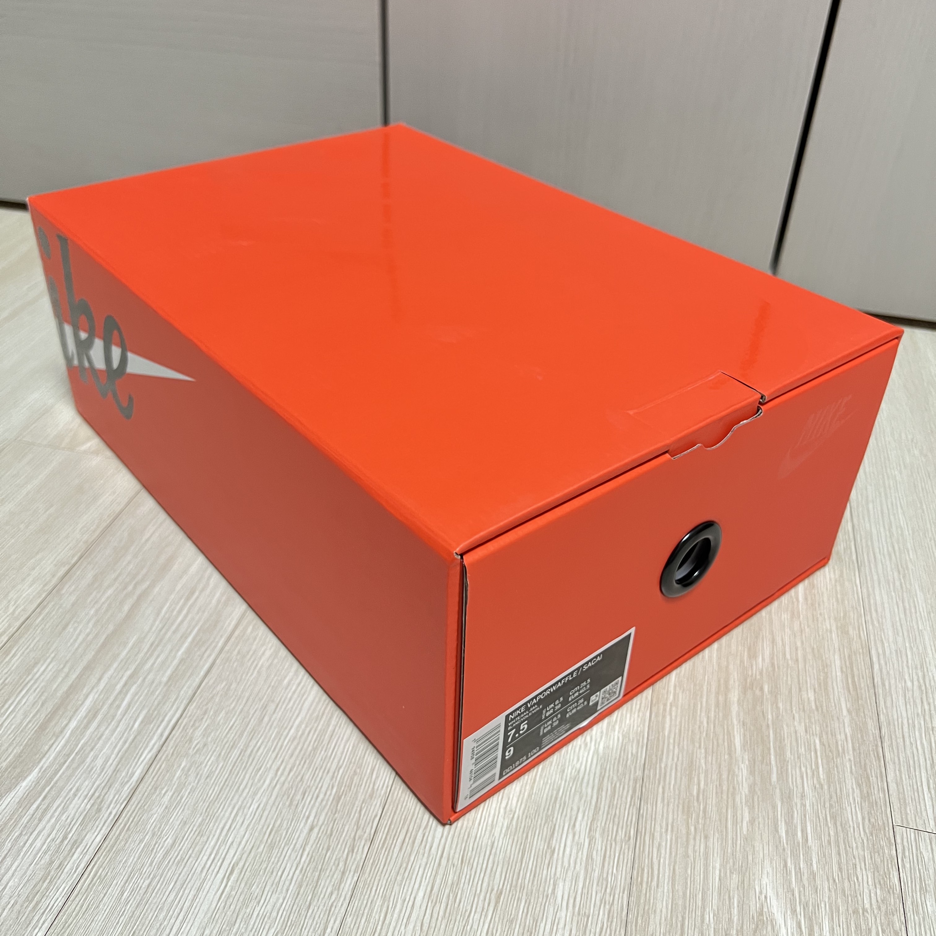 Nike x Sacai VaporWaffle White and Gum 착용 스타일 - 1
