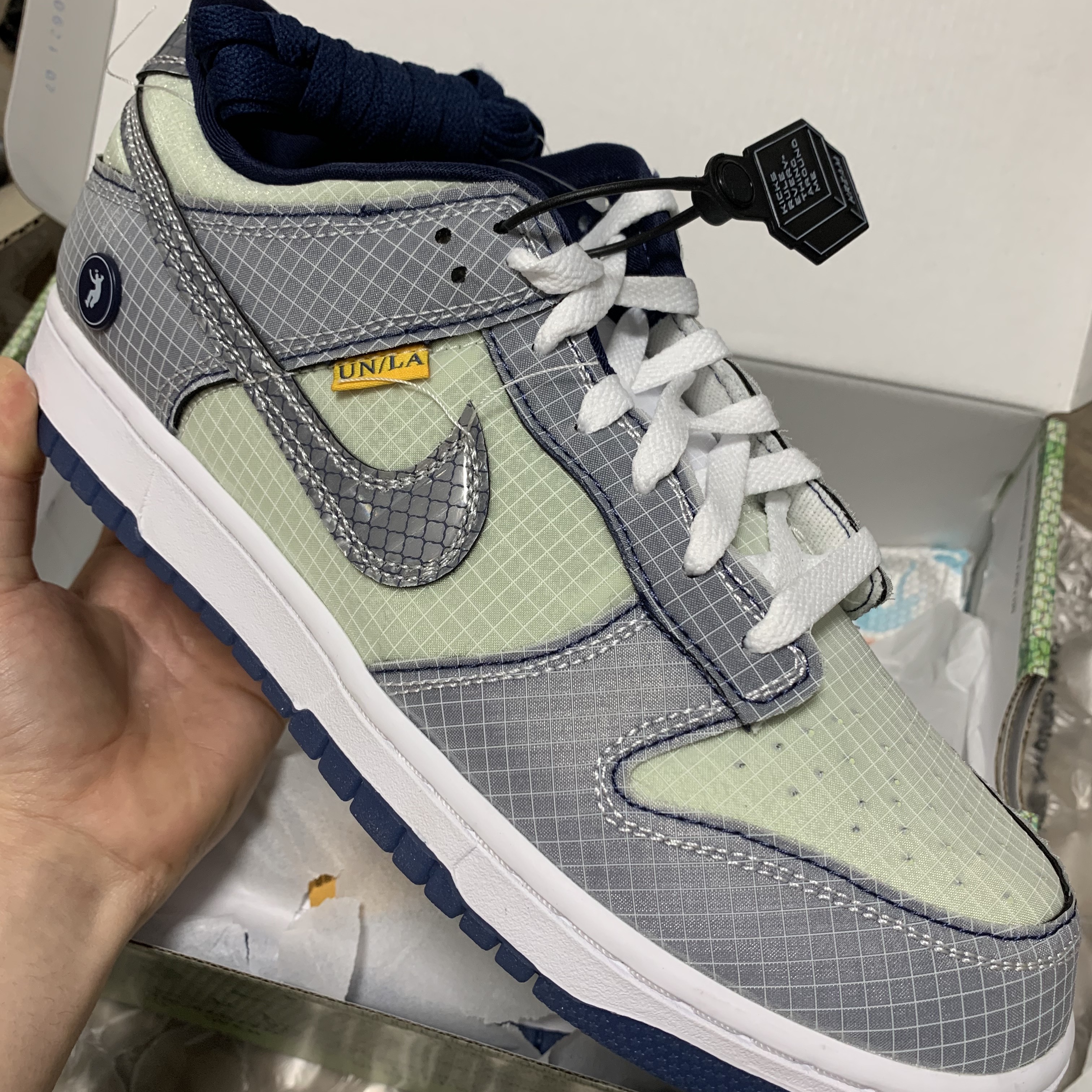 Nike x Union Dunk Low Passport Pack Pistachio 착용 스타일
