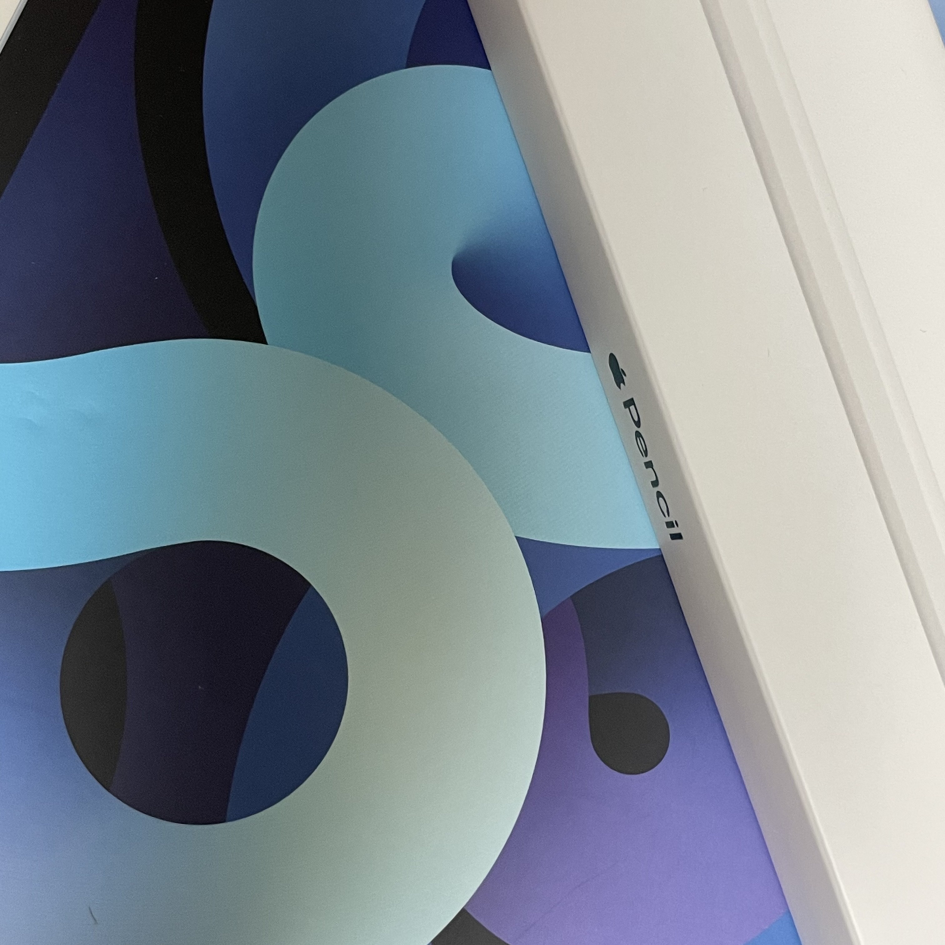 Apple iPad Air 4th Gen Wifi 64GB Sky Blue (Korean Ver.), Apple Pencil 2nd Gen 착용 스타일