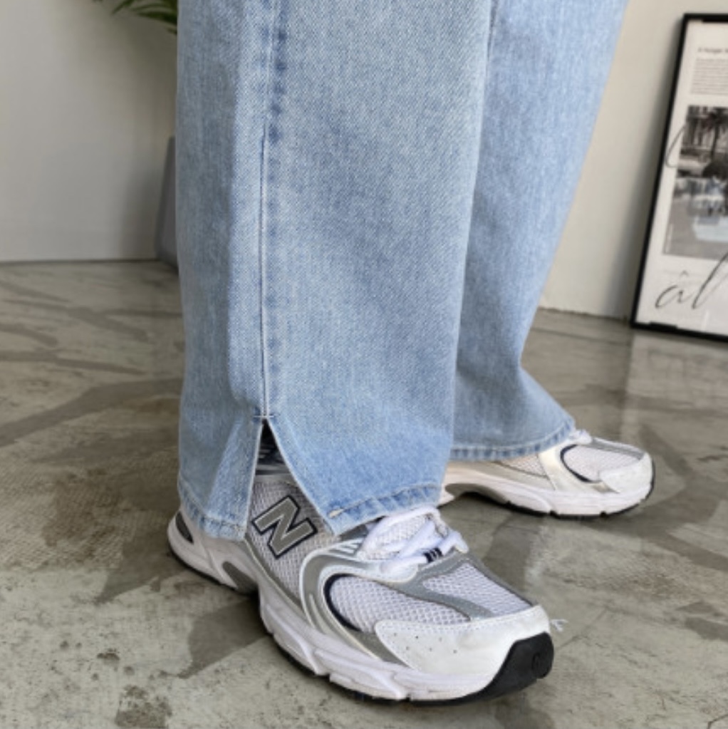 New Balance 530 White 착용 스타일 - 2