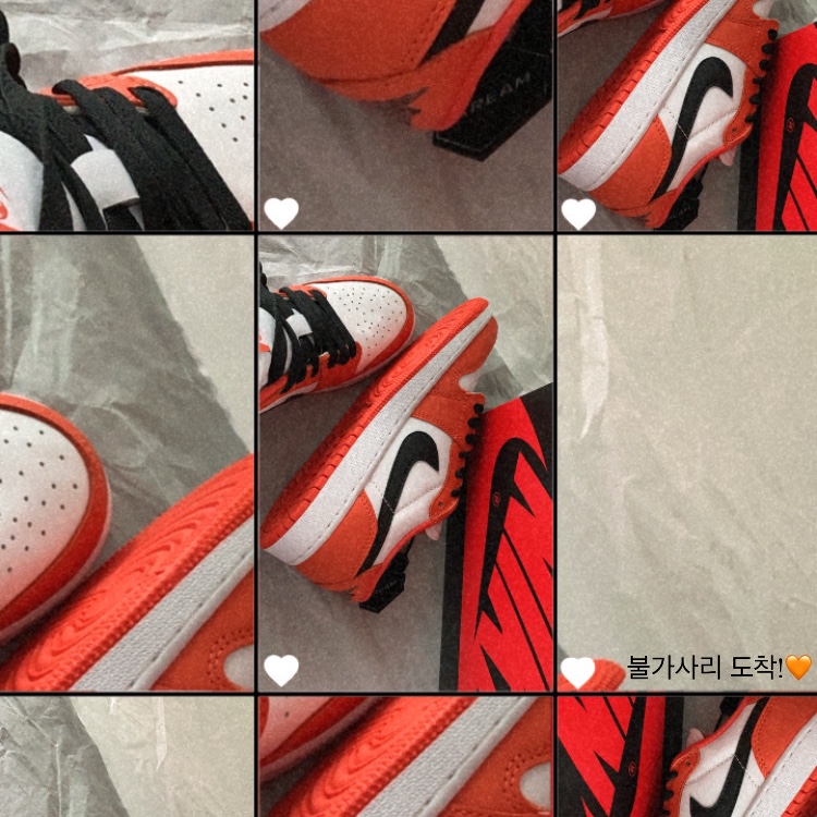 (GS) Jordan 1 Low OG Starfish, (W) Jordan 1 Low OG Starfish 착용 스타일
