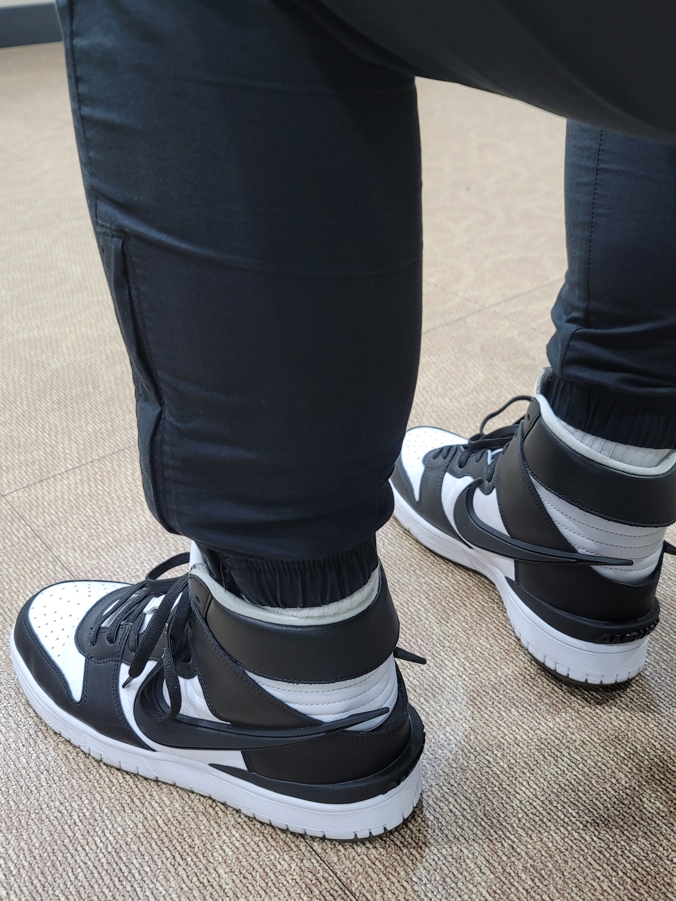 Nike x Ambush Dunk High Black 착용 스타일
