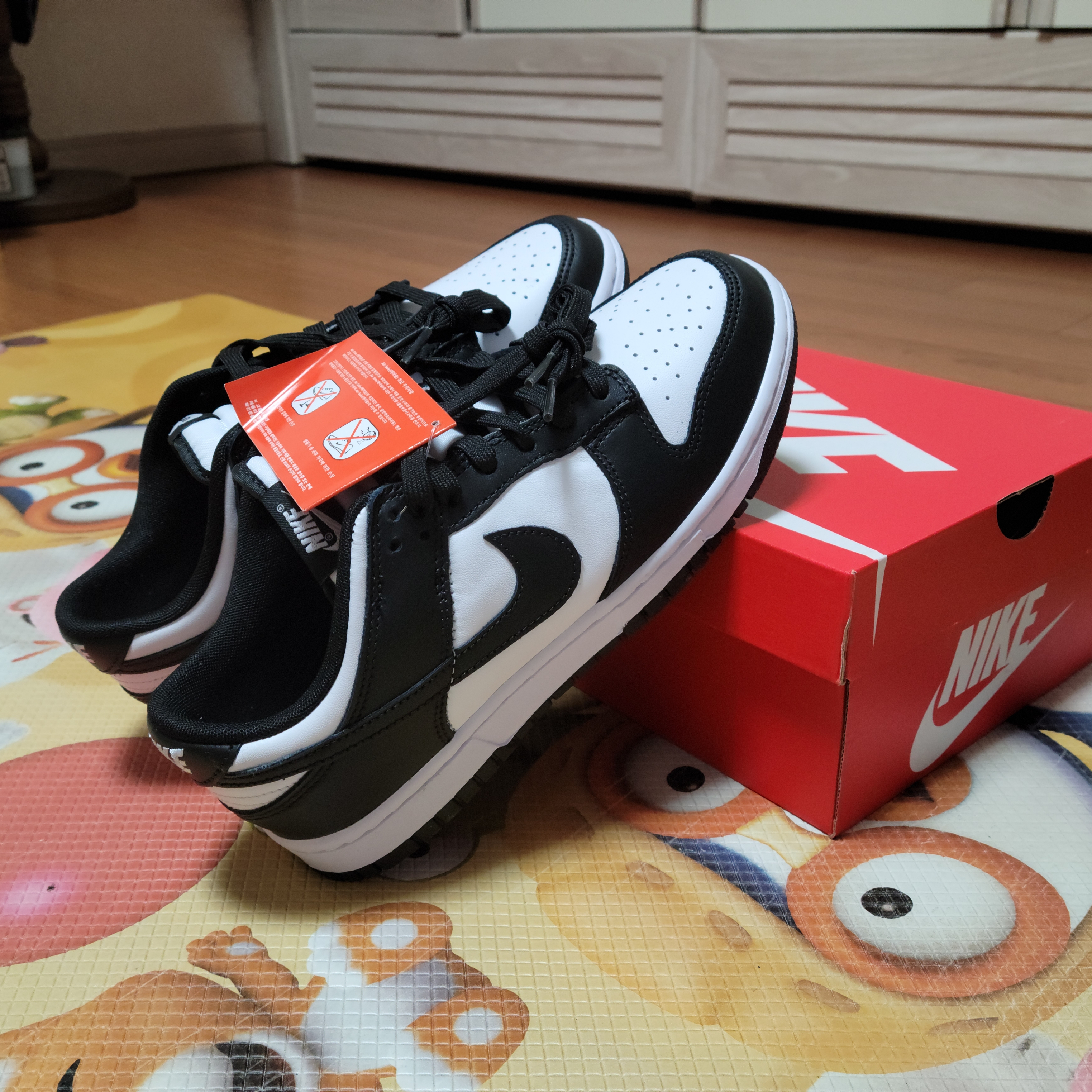 (W) Nike Dunk Low Black 착용 스타일