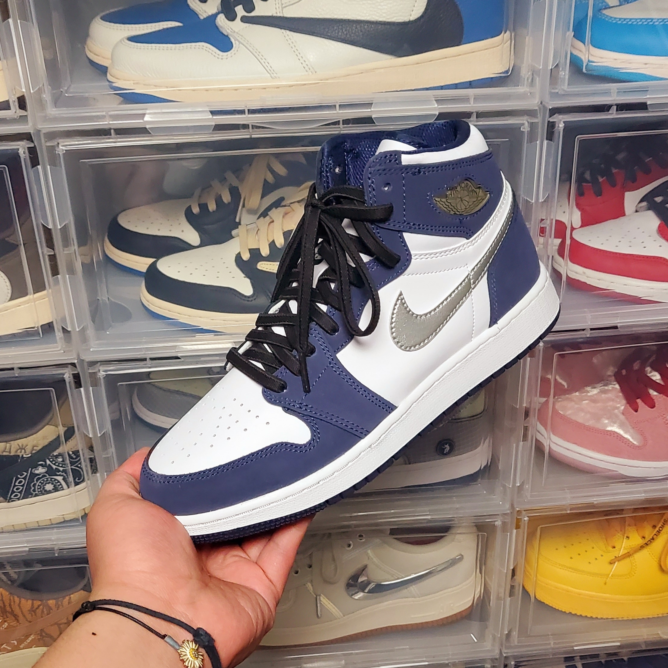 (GS) Jordan 1 Retro High OG CO.JP Midnight Navy 착용 스타일 - 1