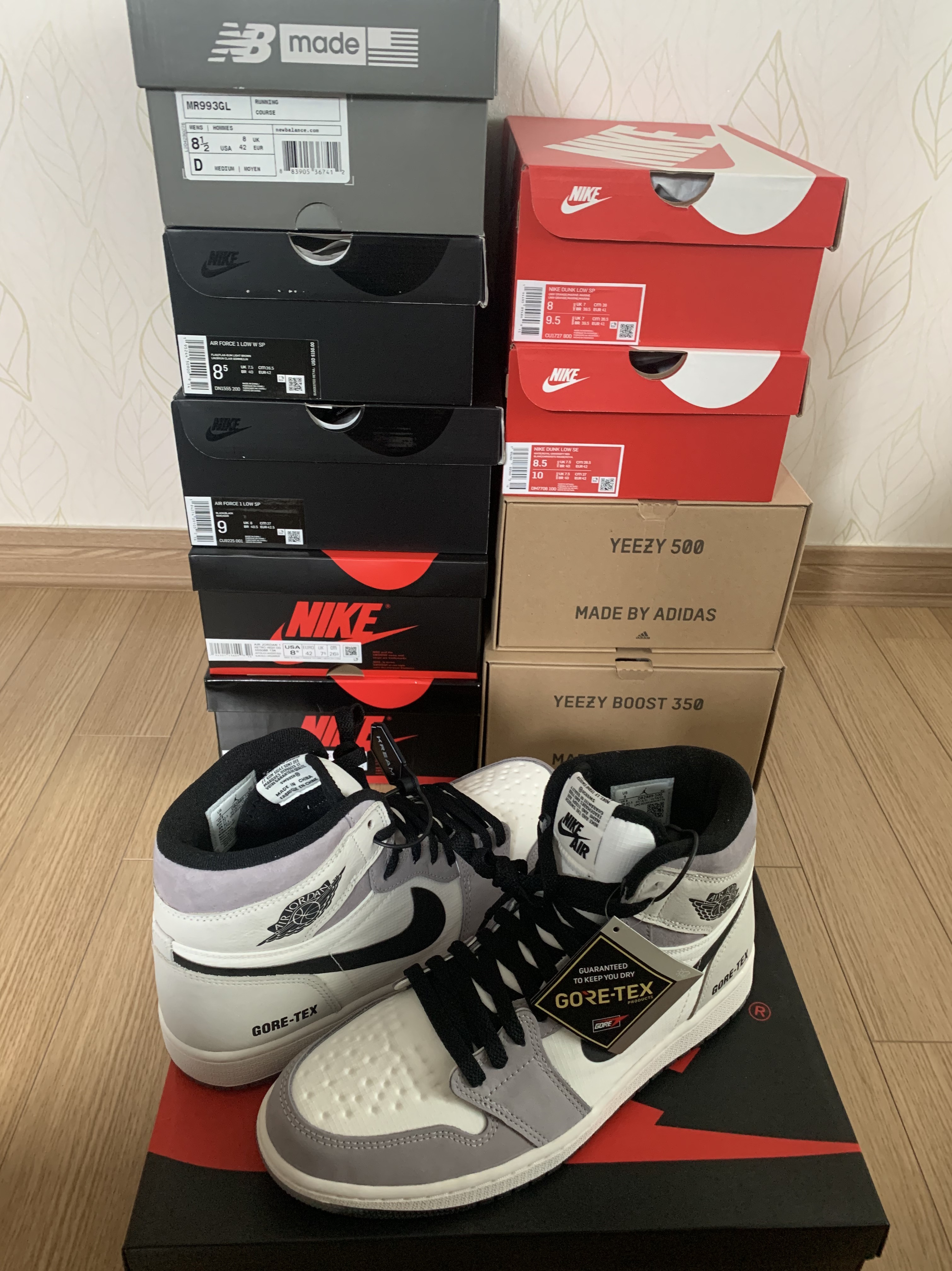 Nike x Supreme Air Force 1 Low Black, Nike x Supreme Air Force 1 Low Flax 착용 스타일