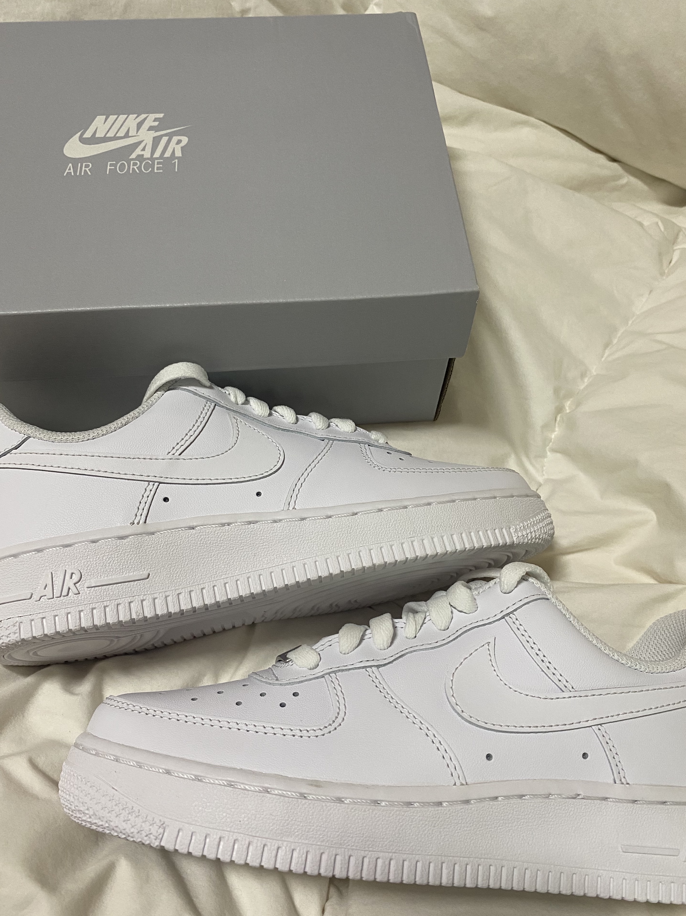 (W) Nike Air Force 1 '07 Low White 착용 스타일