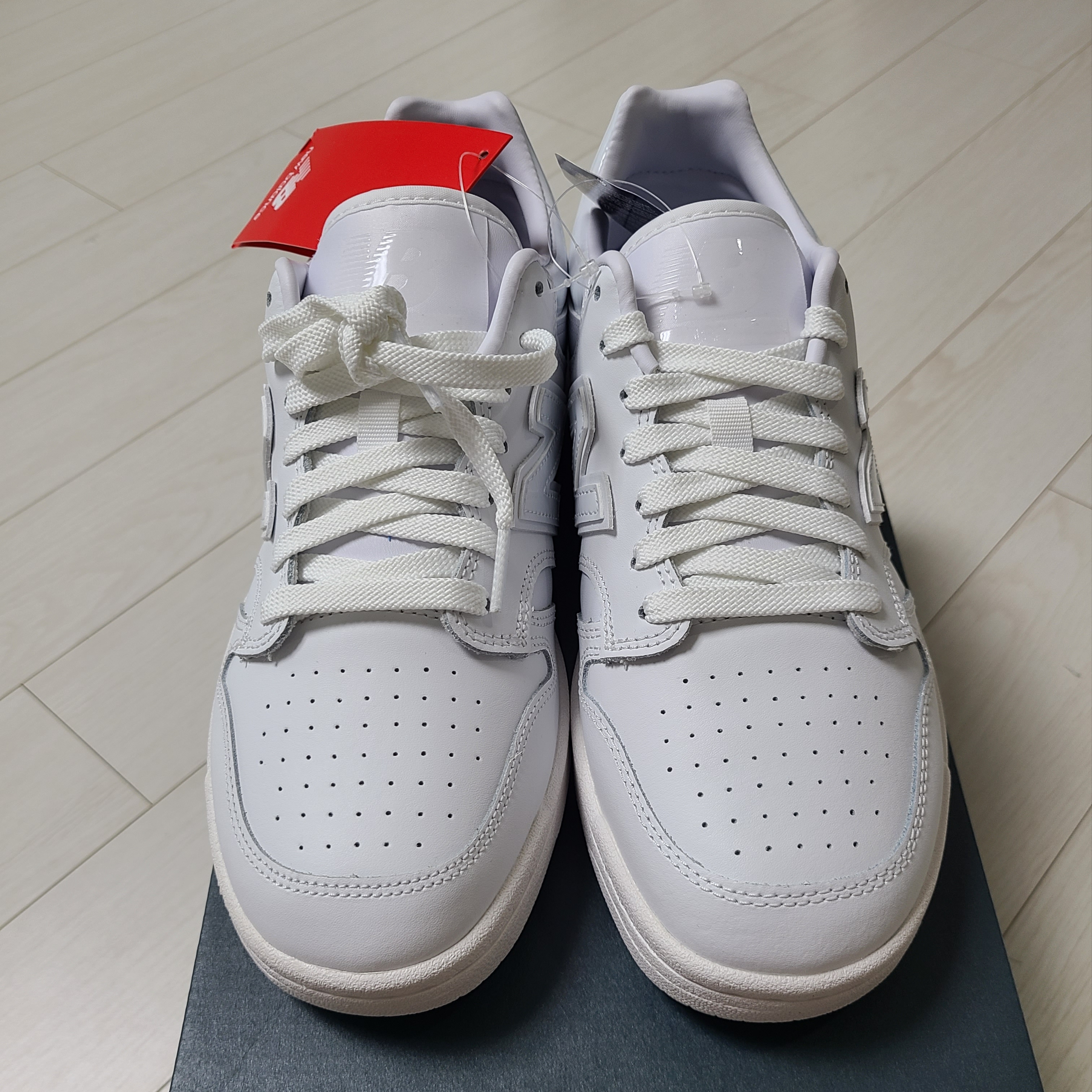 New Balance 480 White 착용 스타일 - 1