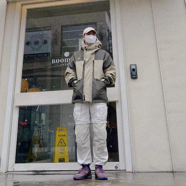 Nike ACG Air Mowabb Gravity Purple, Nike ACG Gore-Tex Jacket Cargo Khaki - US/EU 착용 스타일