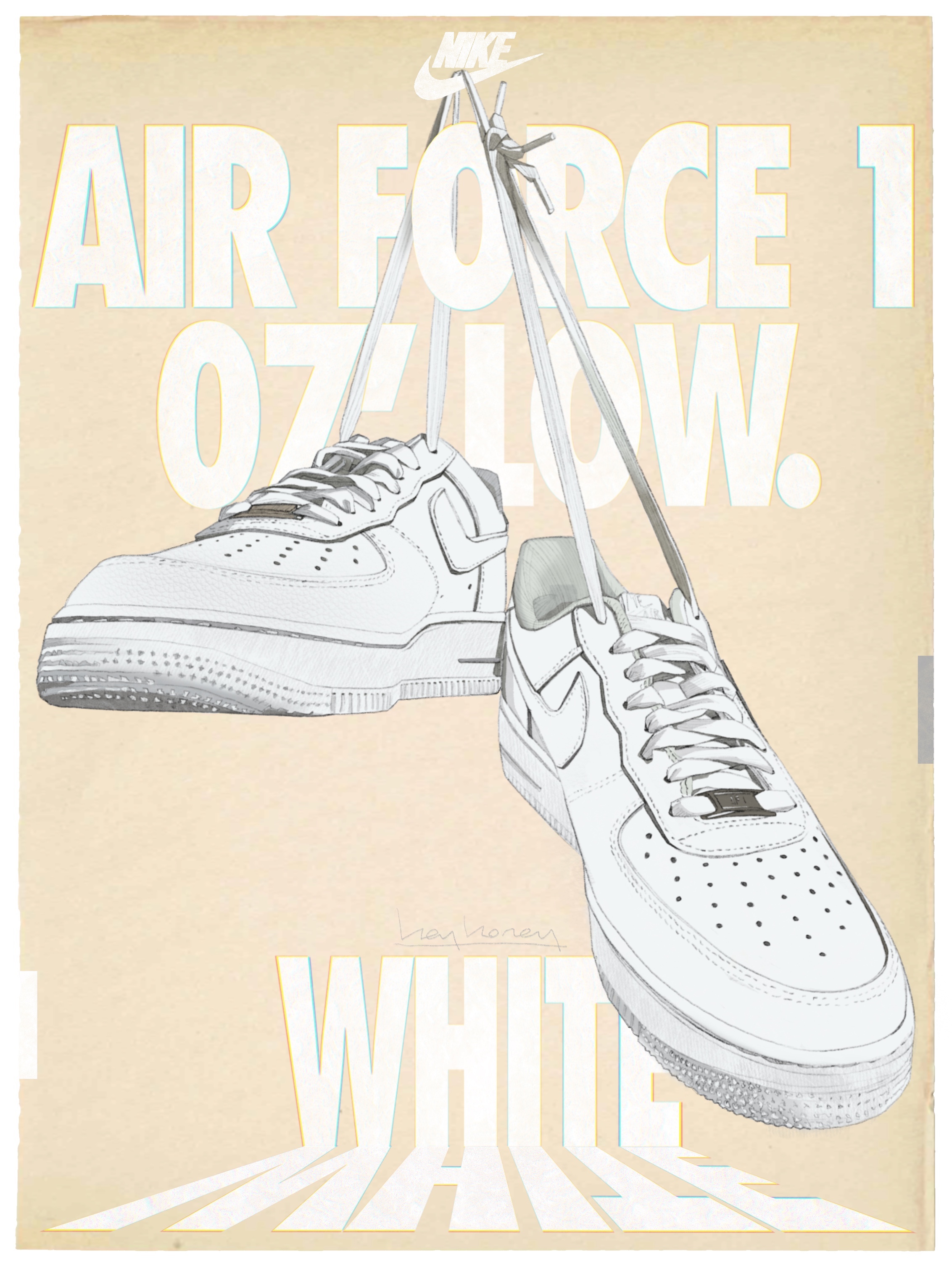 Nike Air Force 1 '07 Low White 착용 스타일 - 1
